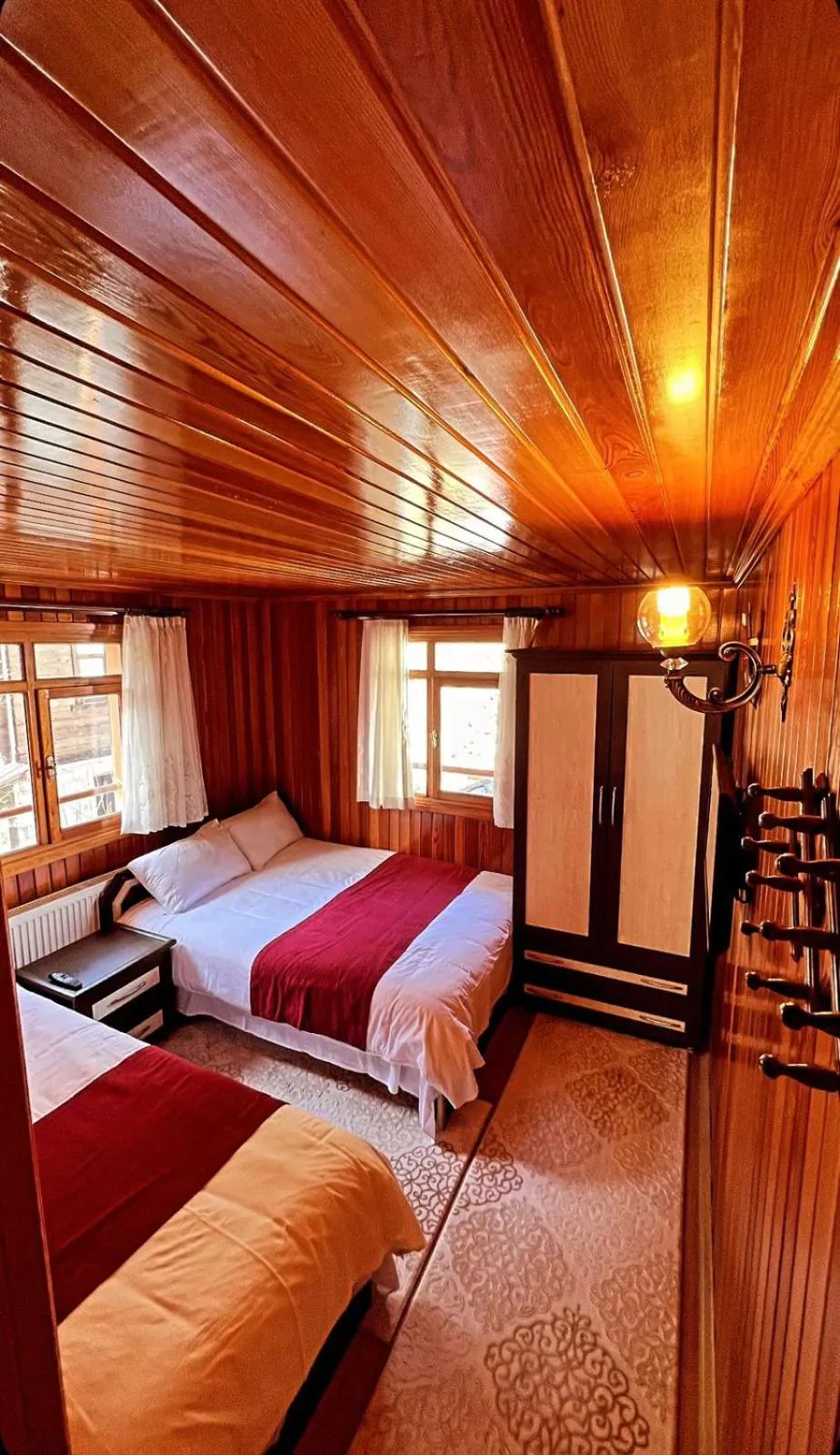 Bed in Ayder Avusor Hotel