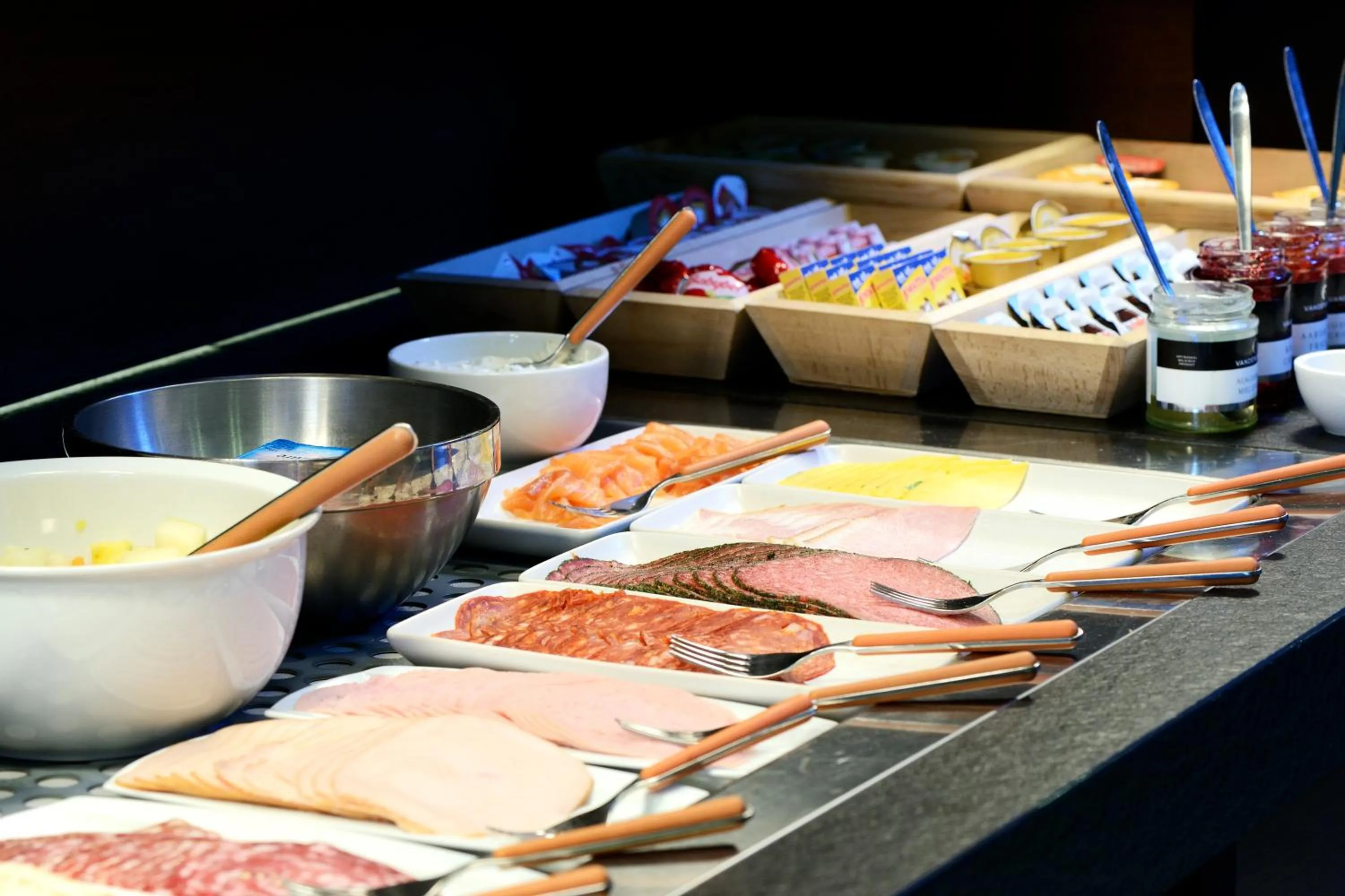 Food close-up in Square Hotel