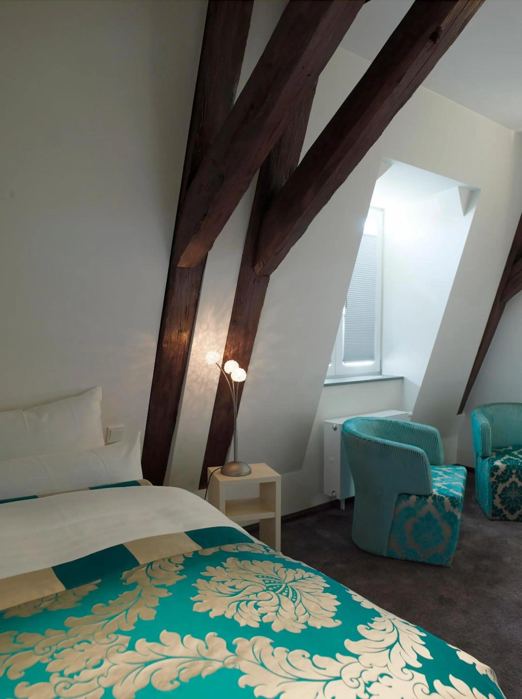 Decorative detail, Bed in Schlosshotel Bergzaberner Hof