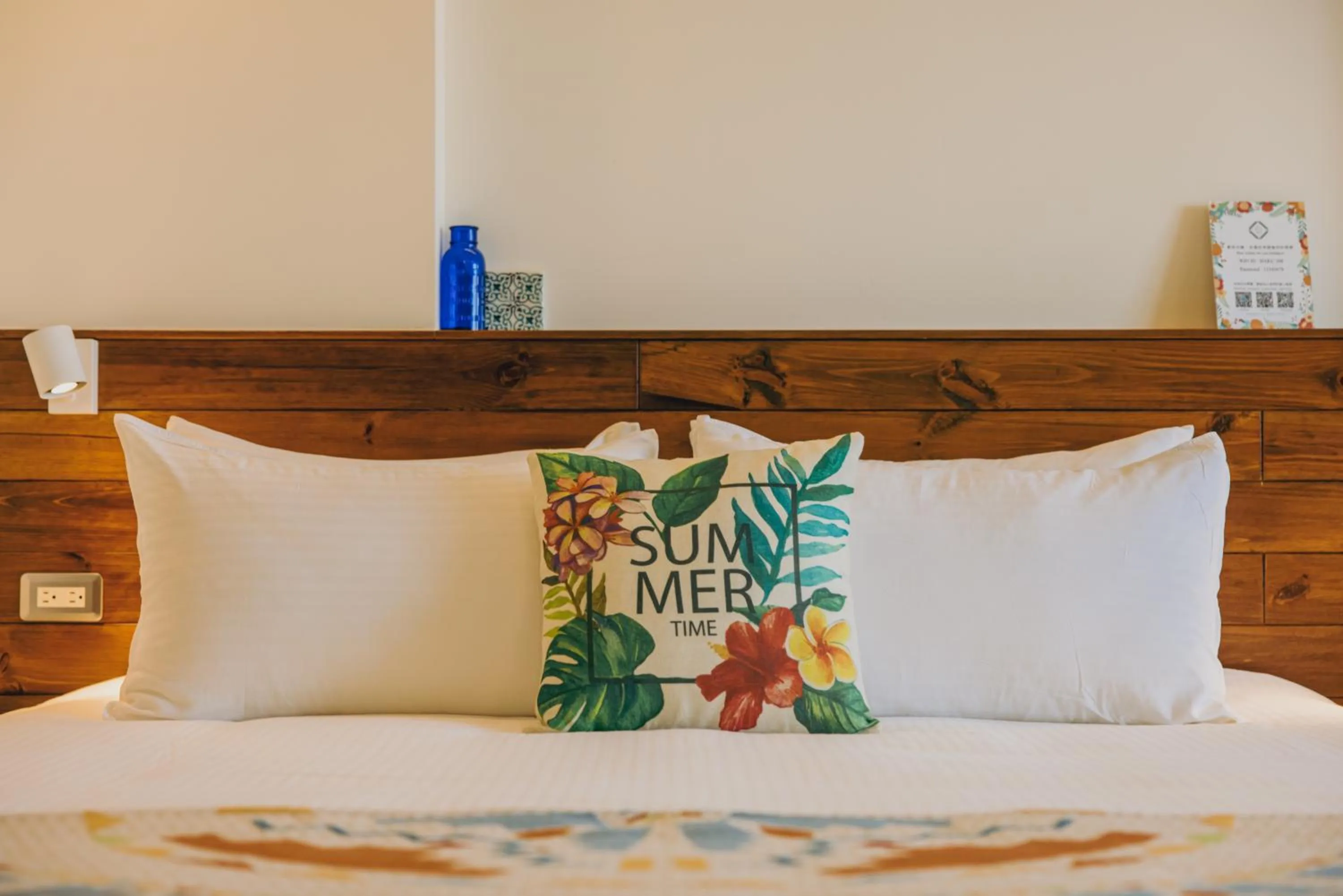 Bed in Chuanfanrock Haku Beach Days Inn