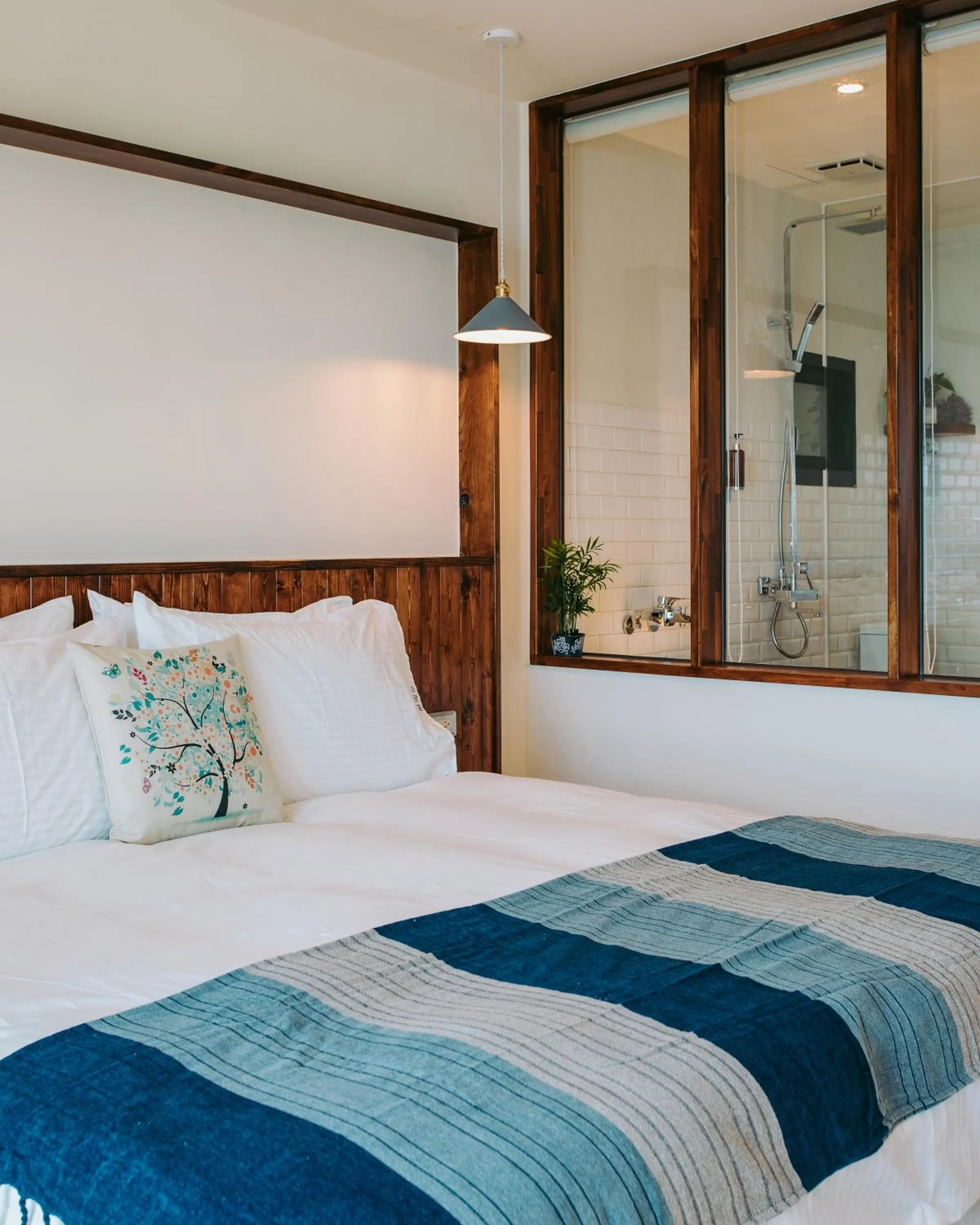 Bed in Chuanfanrock Haku Beach Days Inn