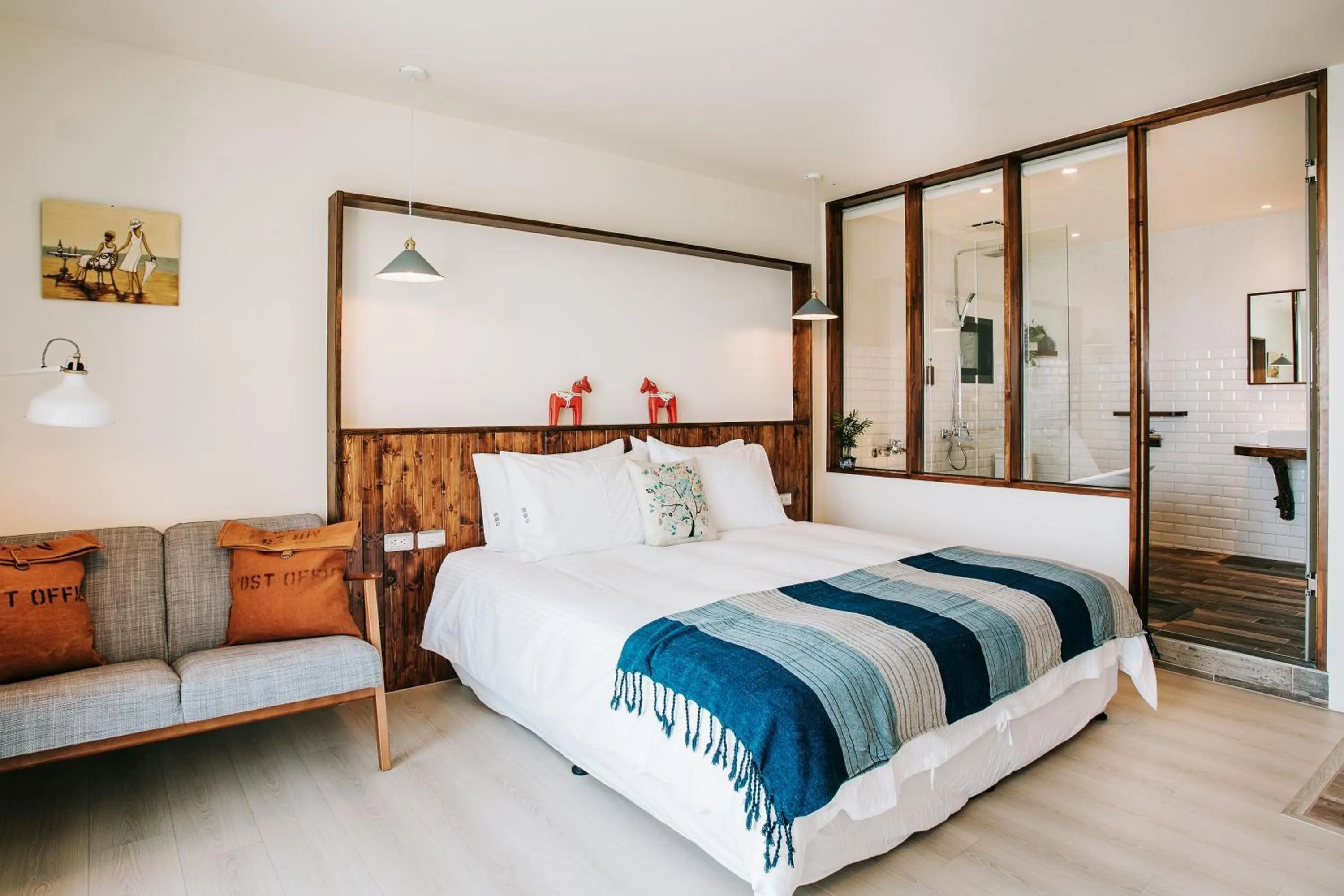 Bedroom, Bed in Chuanfanrock Haku Beach Days Inn