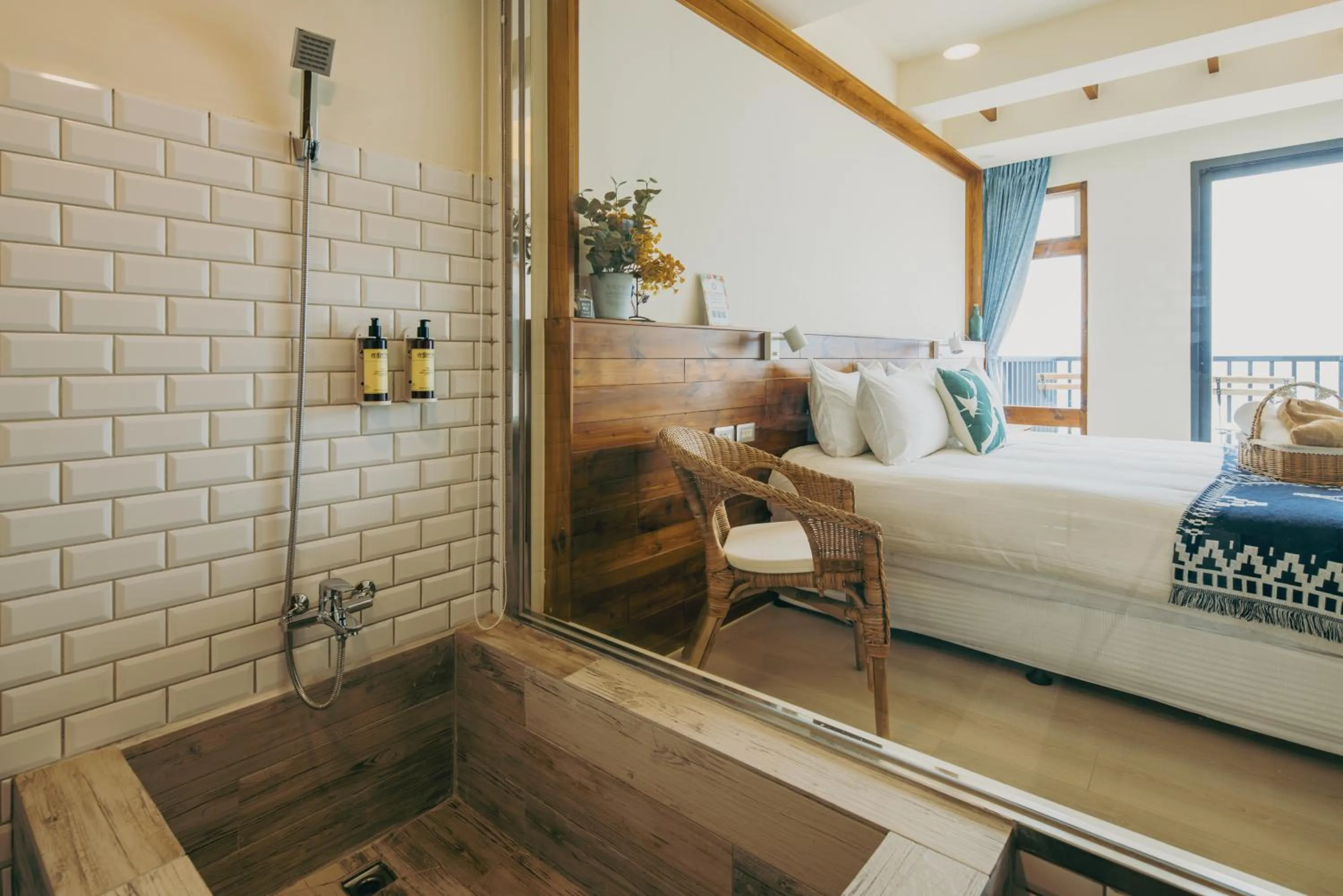 Bed in Chuanfanrock Haku Beach Days Inn