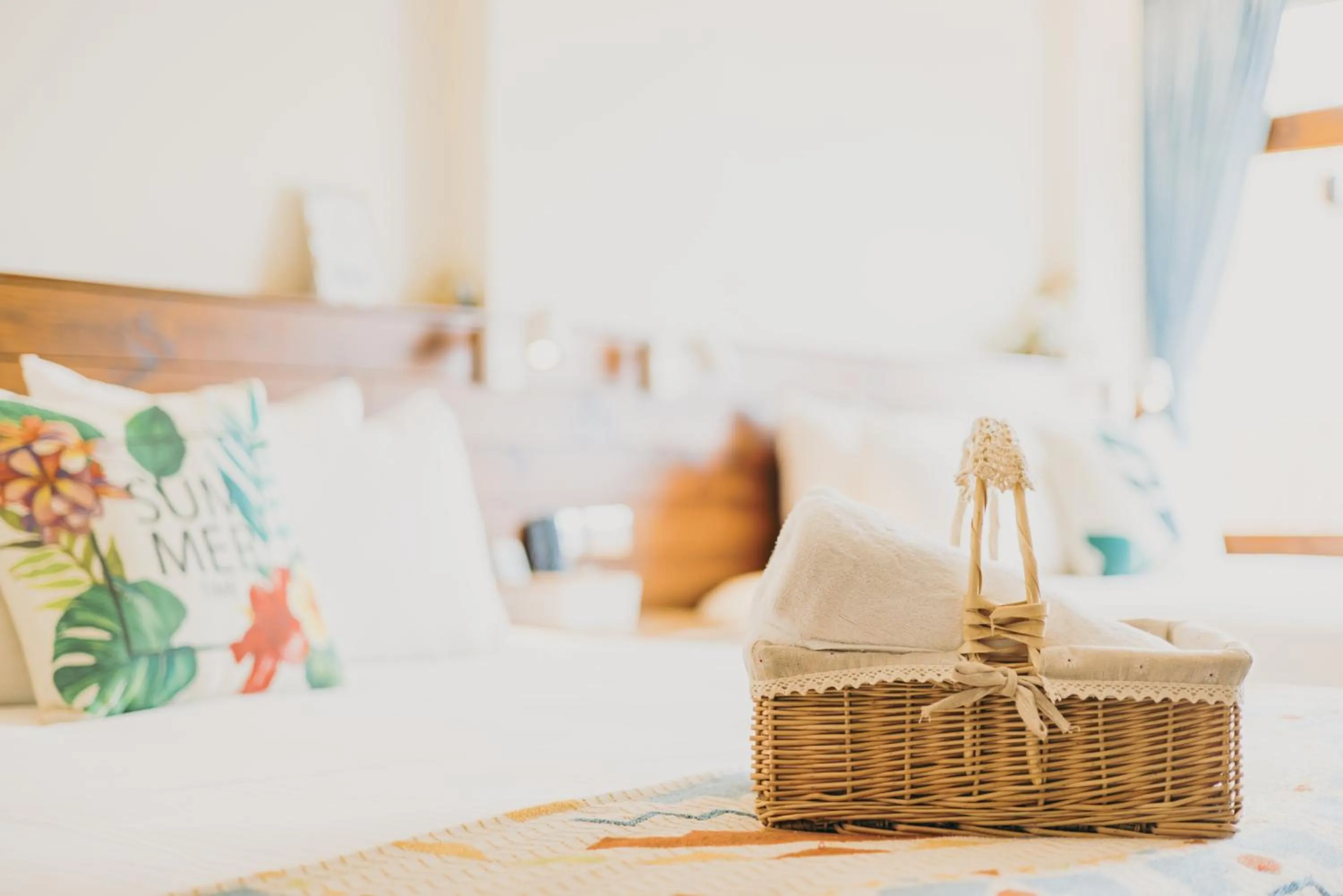 Bed in Chuanfanrock Haku Beach Days Inn