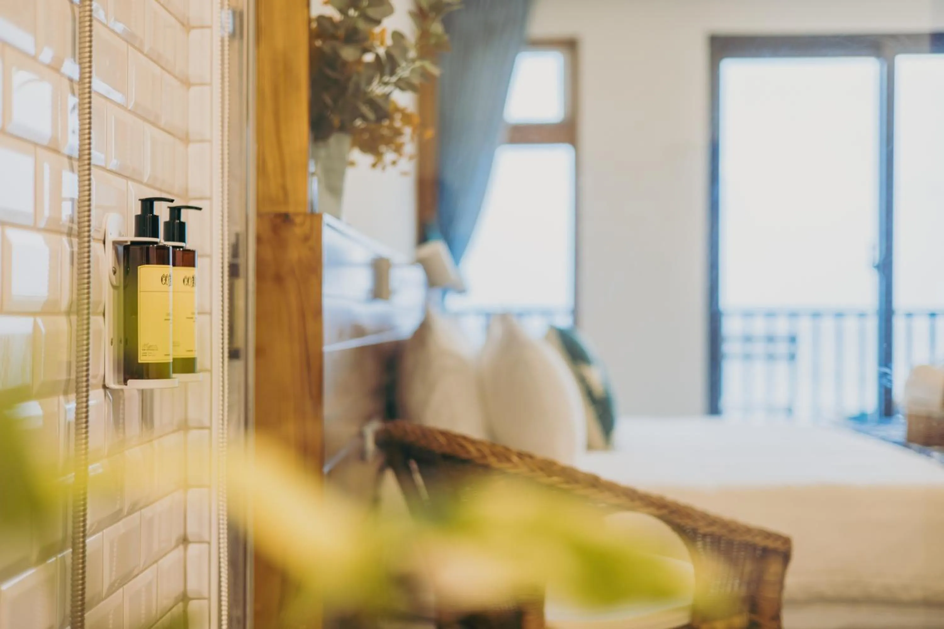 Bed in Chuanfanrock Haku Beach Days Inn