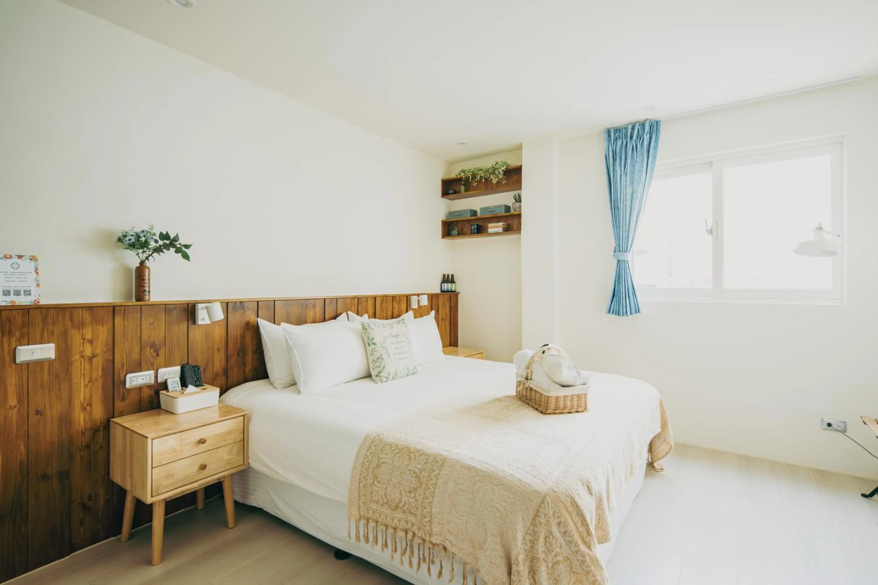 Bed in Chuanfanrock Haku Beach Days Inn