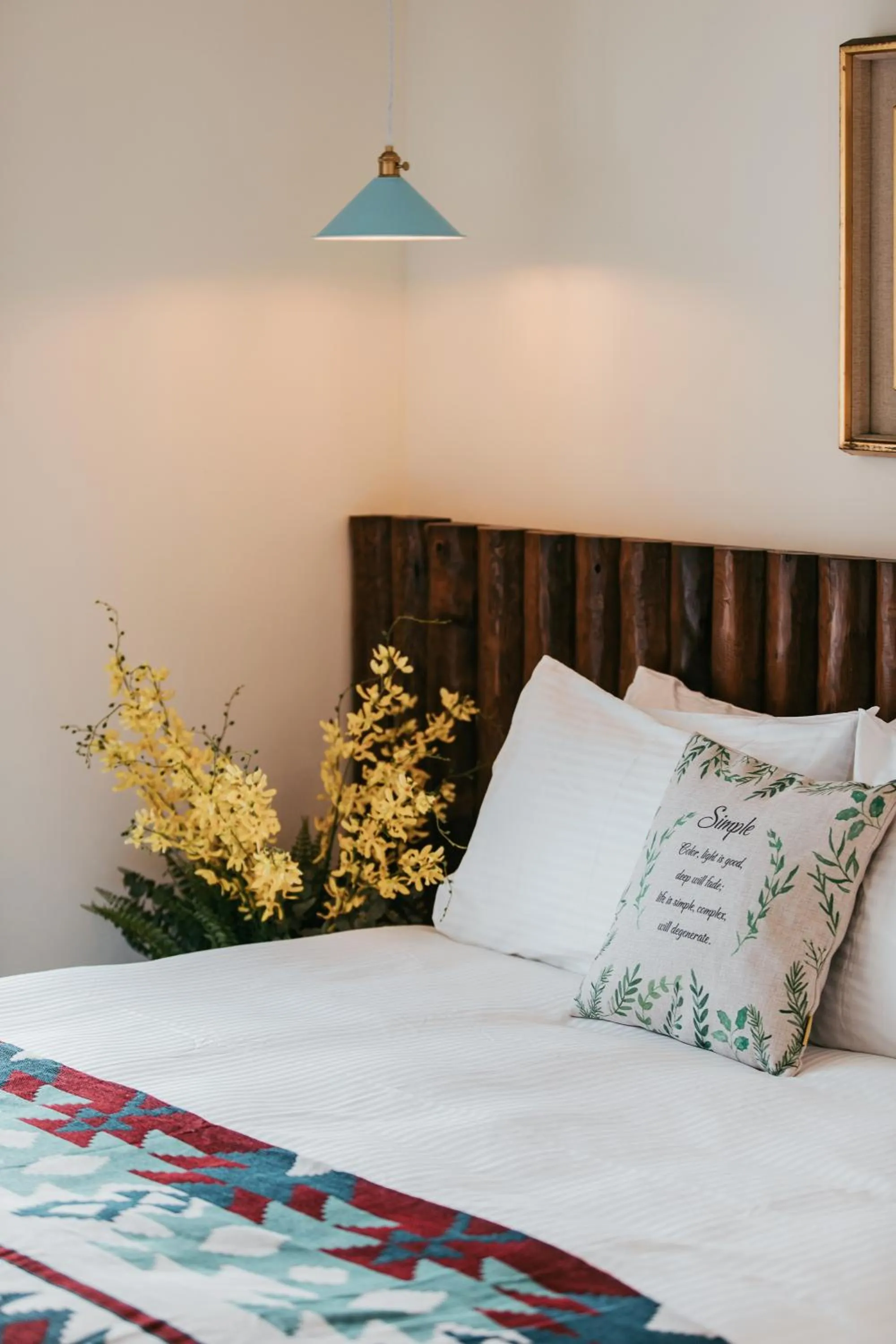 Bed in Chuanfanrock Haku Beach Days Inn