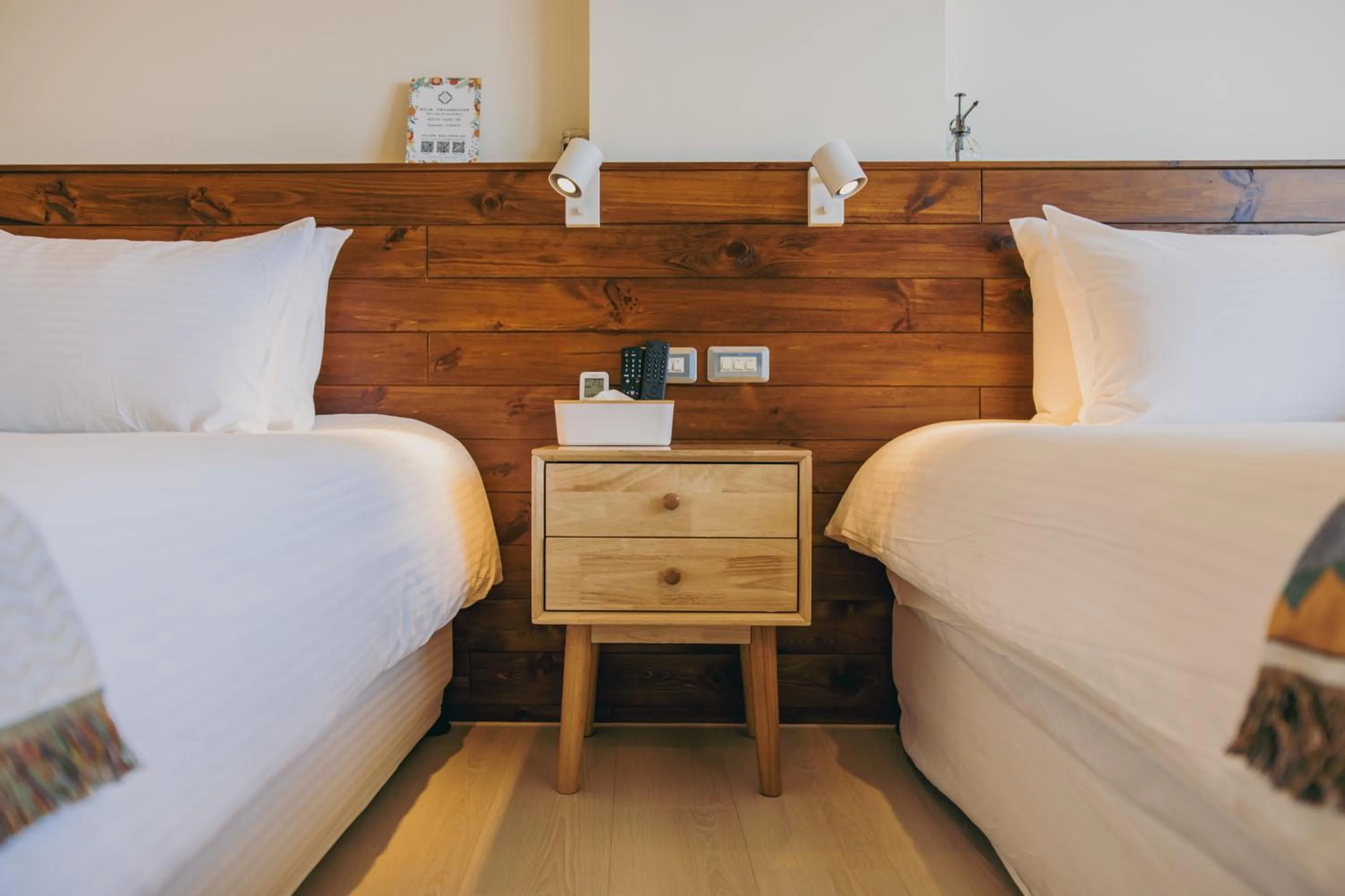 Bed in Chuanfanrock Haku Beach Days Inn