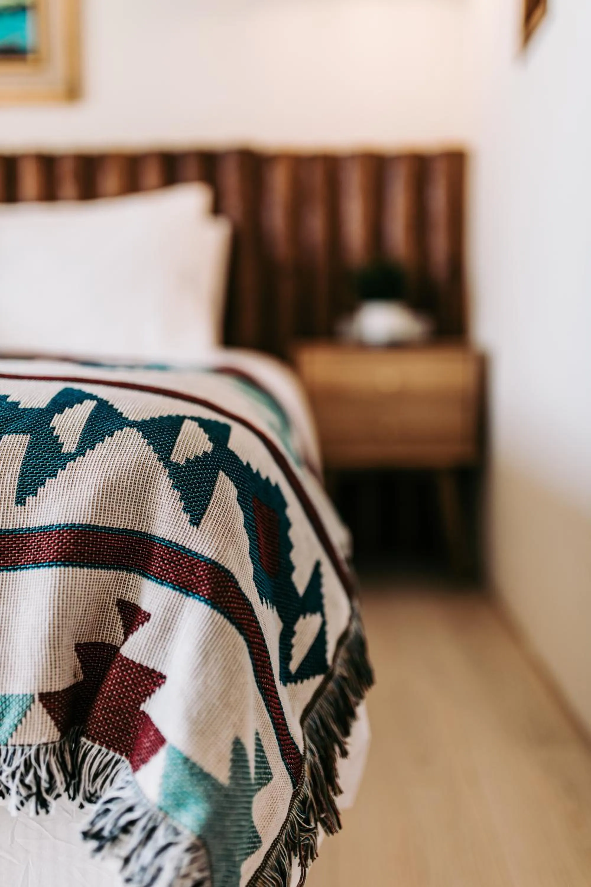 Decorative detail, Bed in Chuanfanrock Haku Beach Days Inn