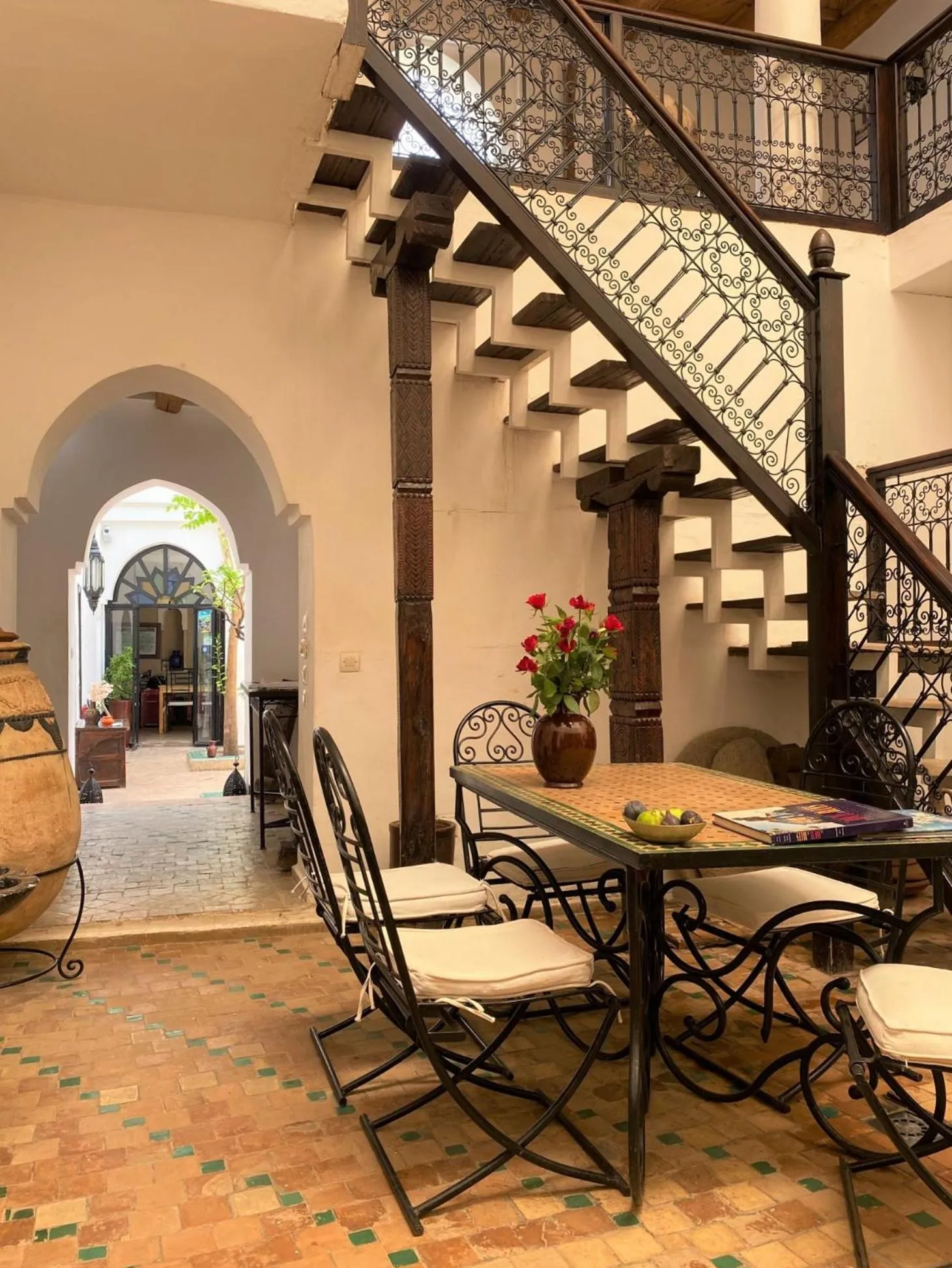 Seating area in Dar Soukaina