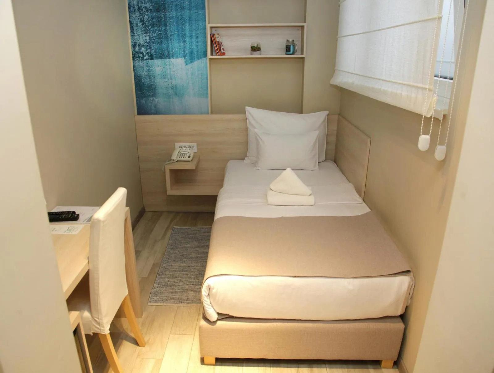 Bed in Garni Hotel D10