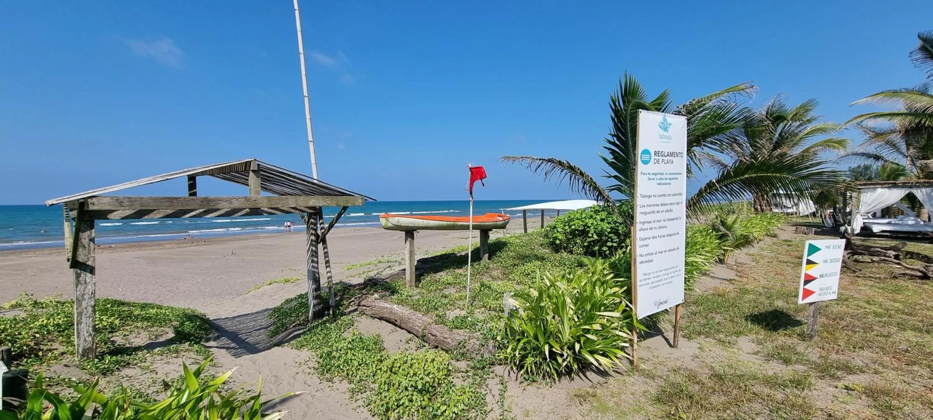 Beach in Hotel Taboga Eco Boutique & Spa Costa Esmeralda
