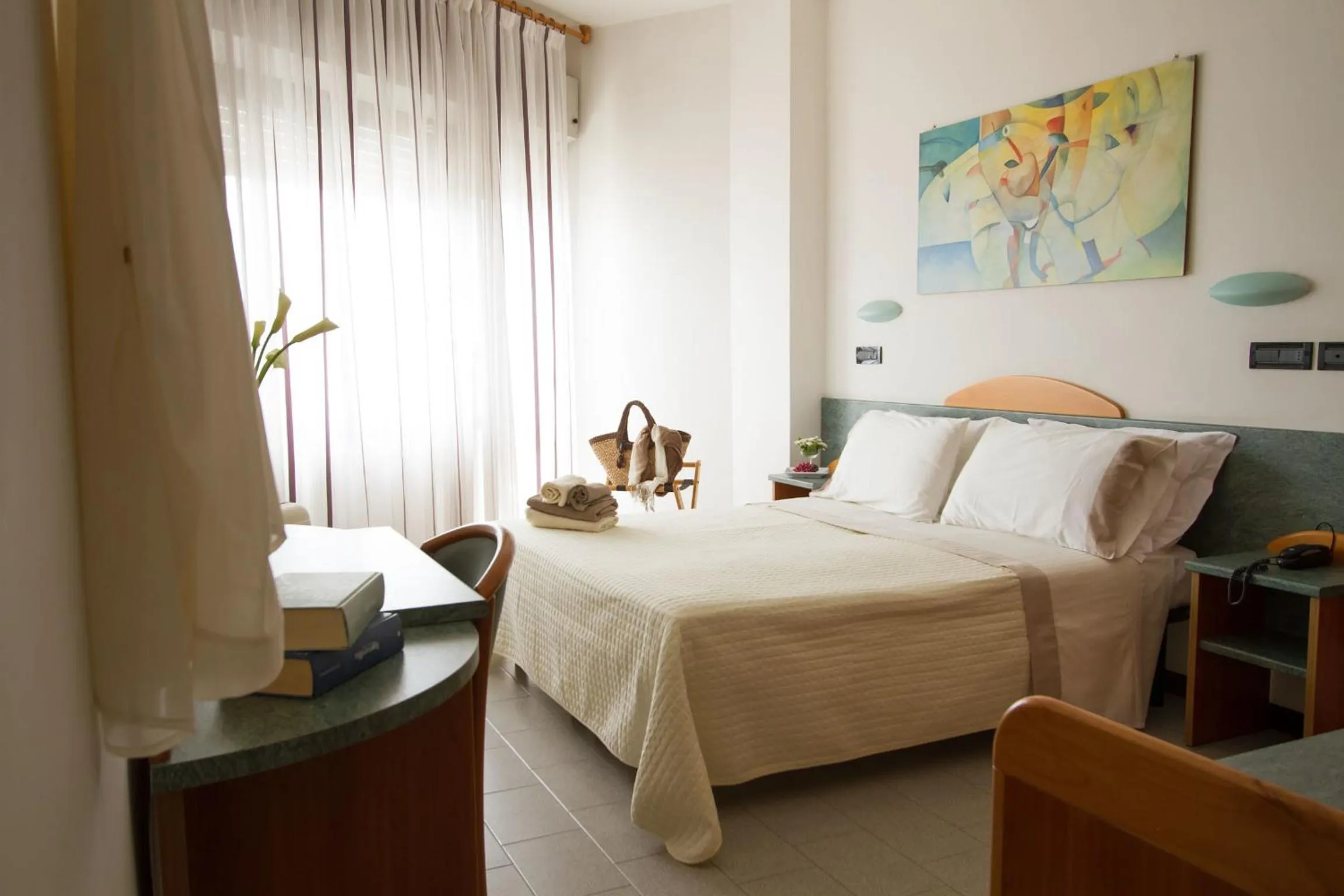 Bedroom, Bed in Hotel Nord Est