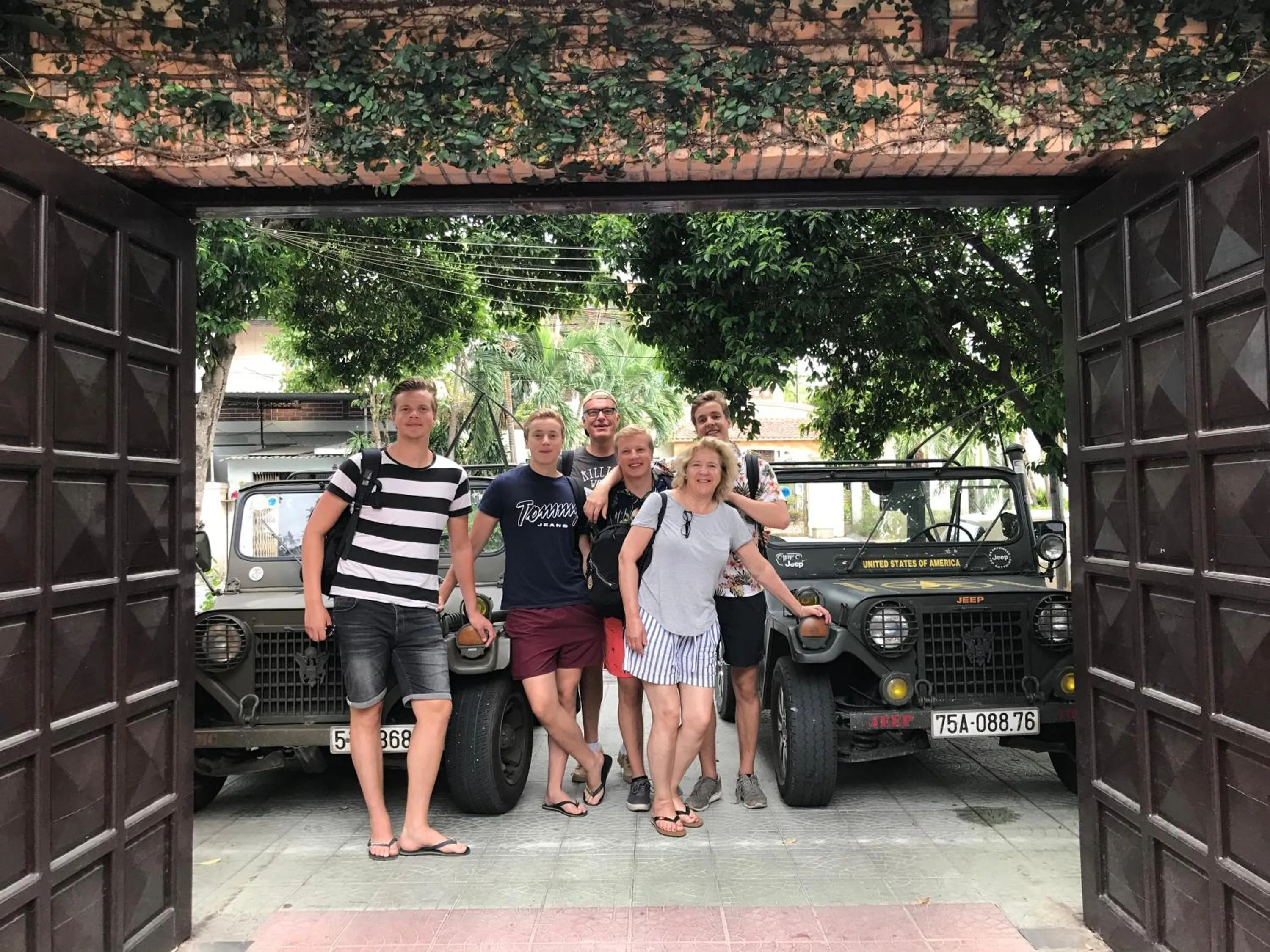 group of guests in Spring Garden Villa