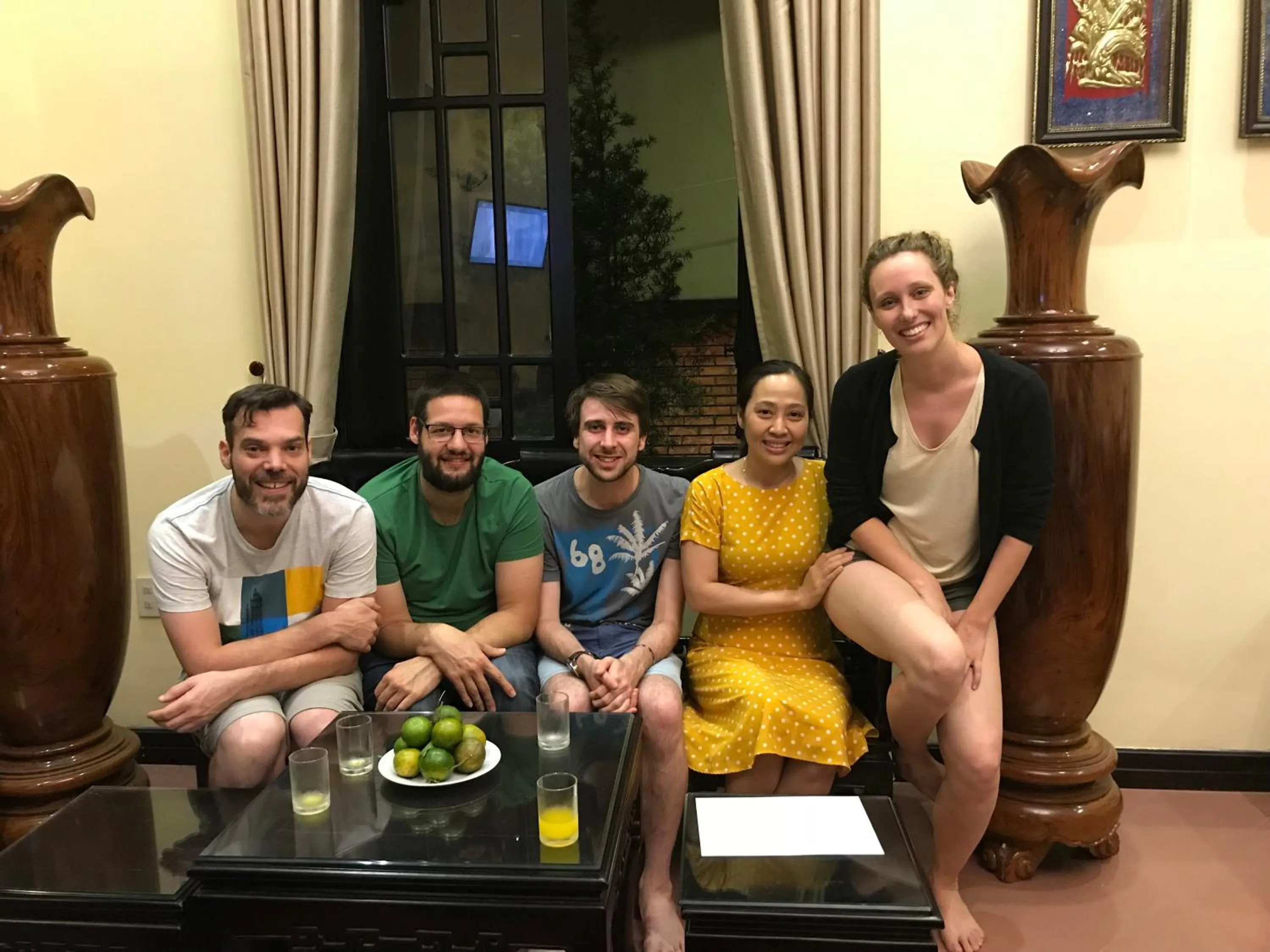 group of guests in Spring Garden Villa