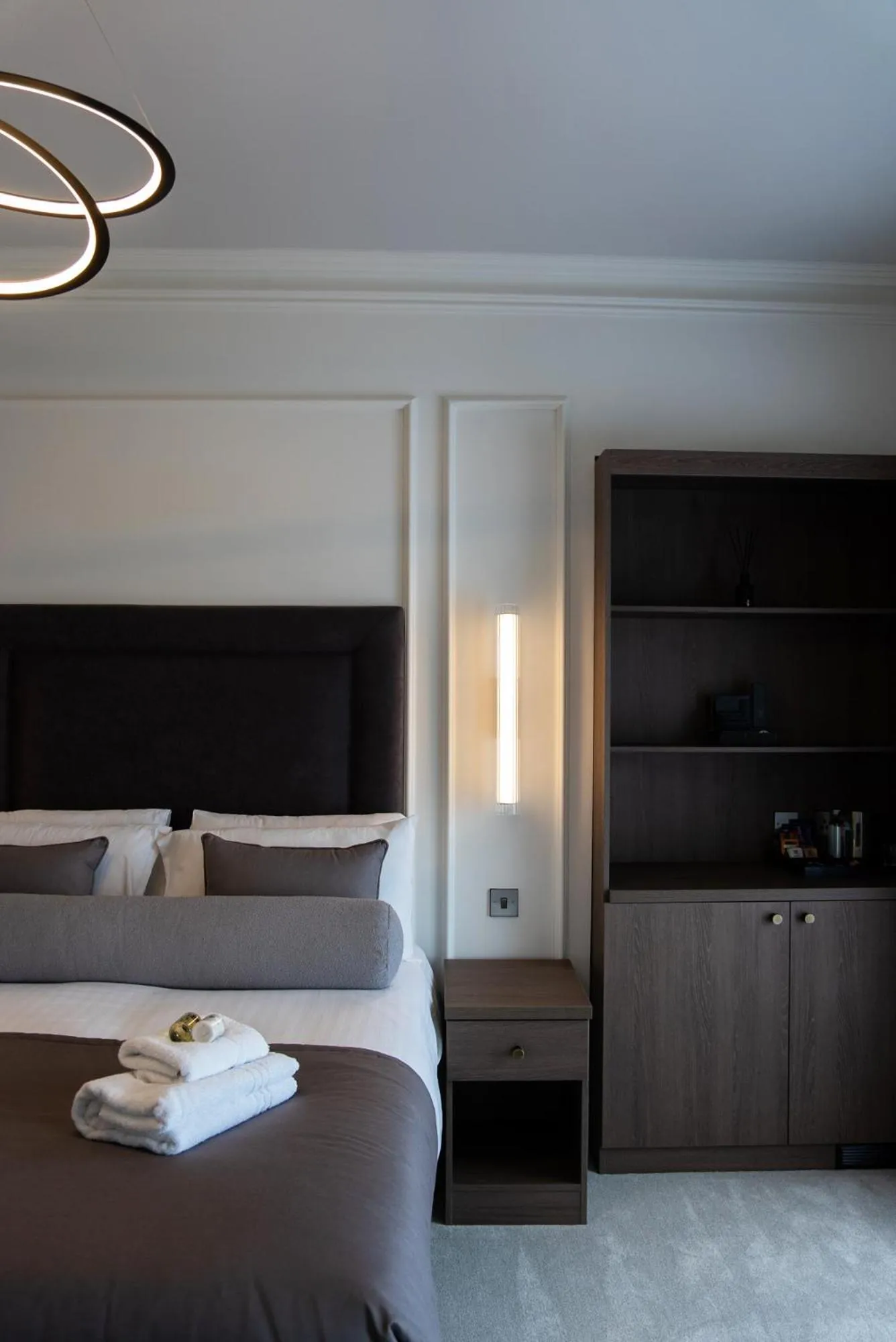 Bed in The Cae Mor Hotel