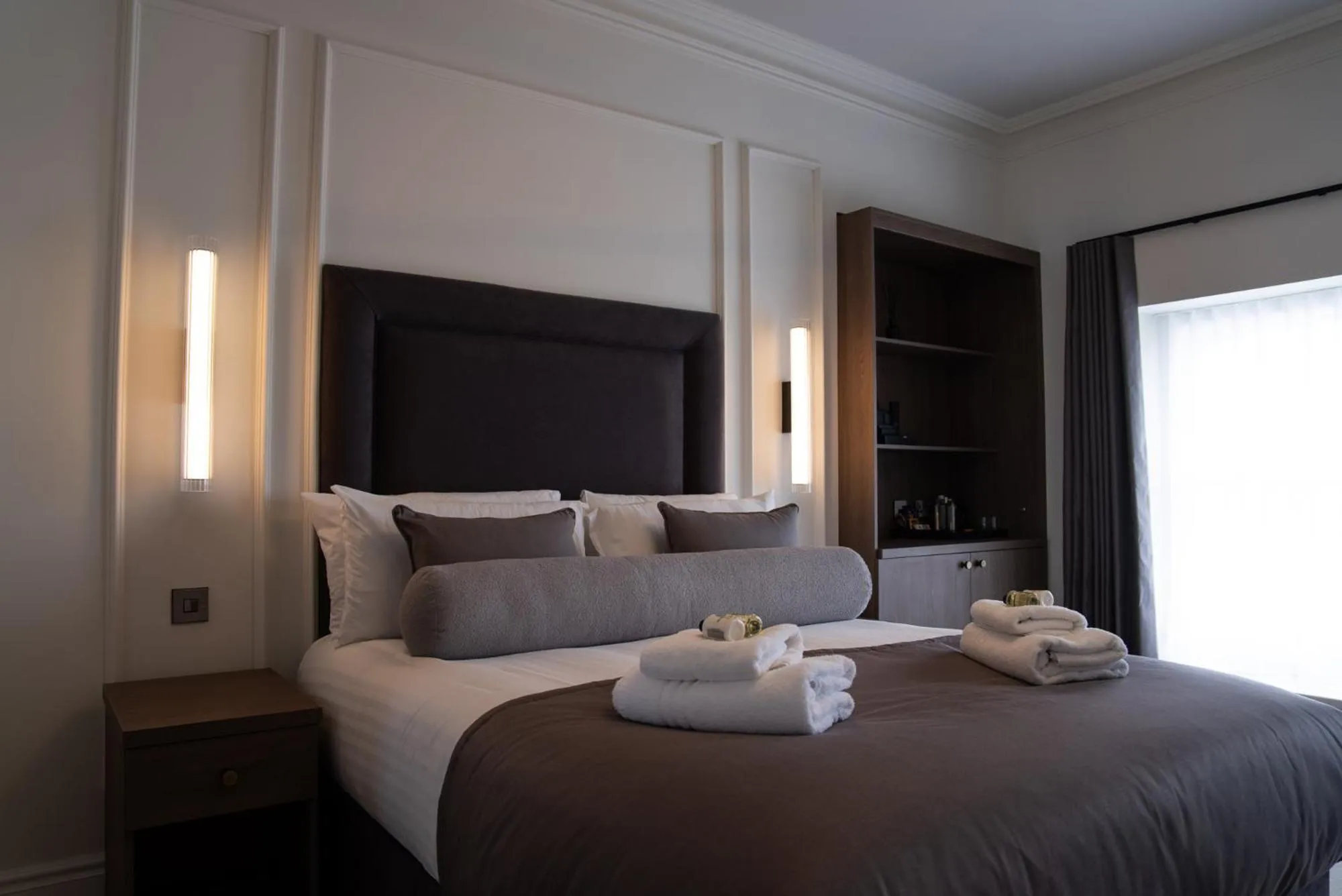 Bed in The Cae Mor Hotel