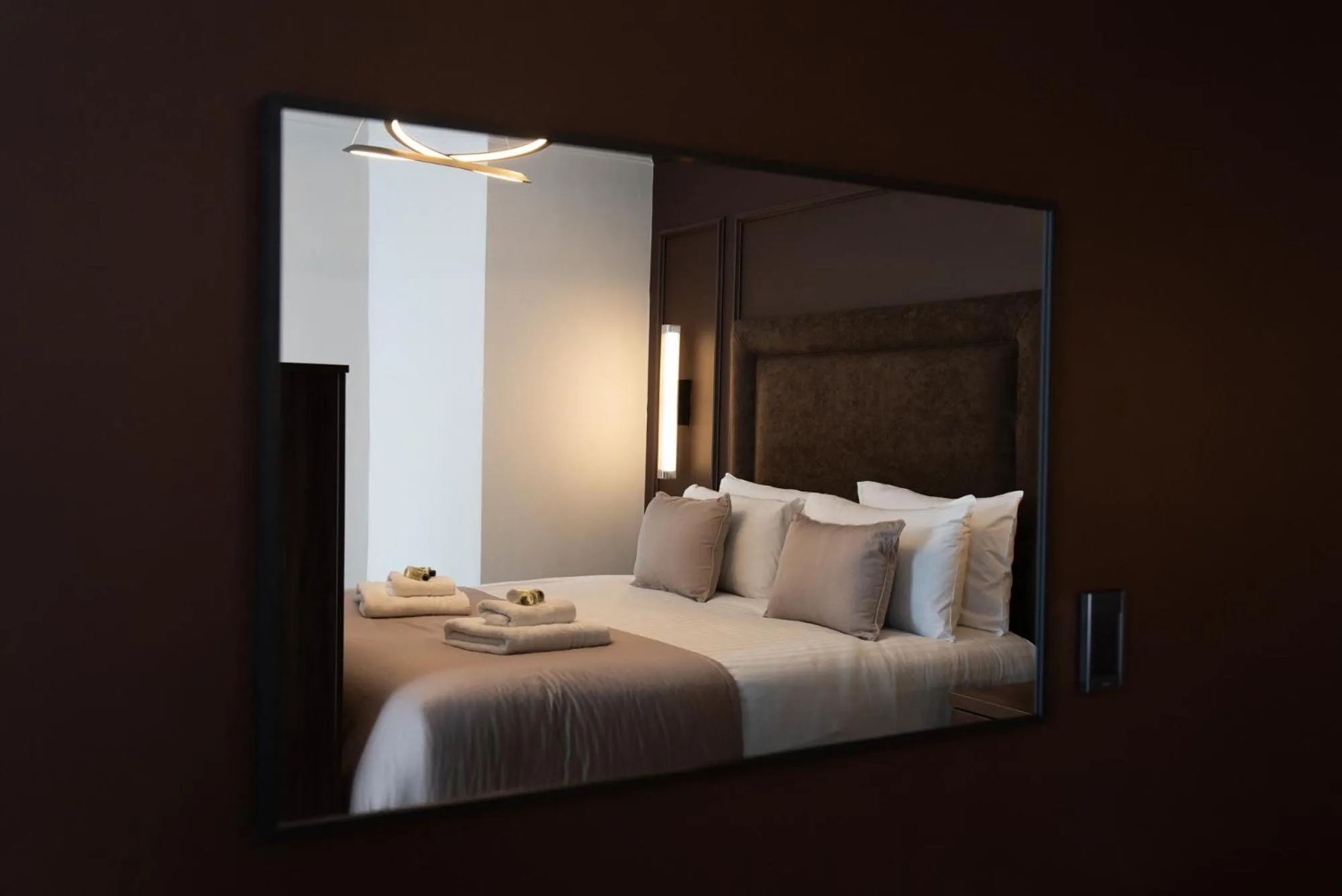 Bed in The Cae Mor Hotel