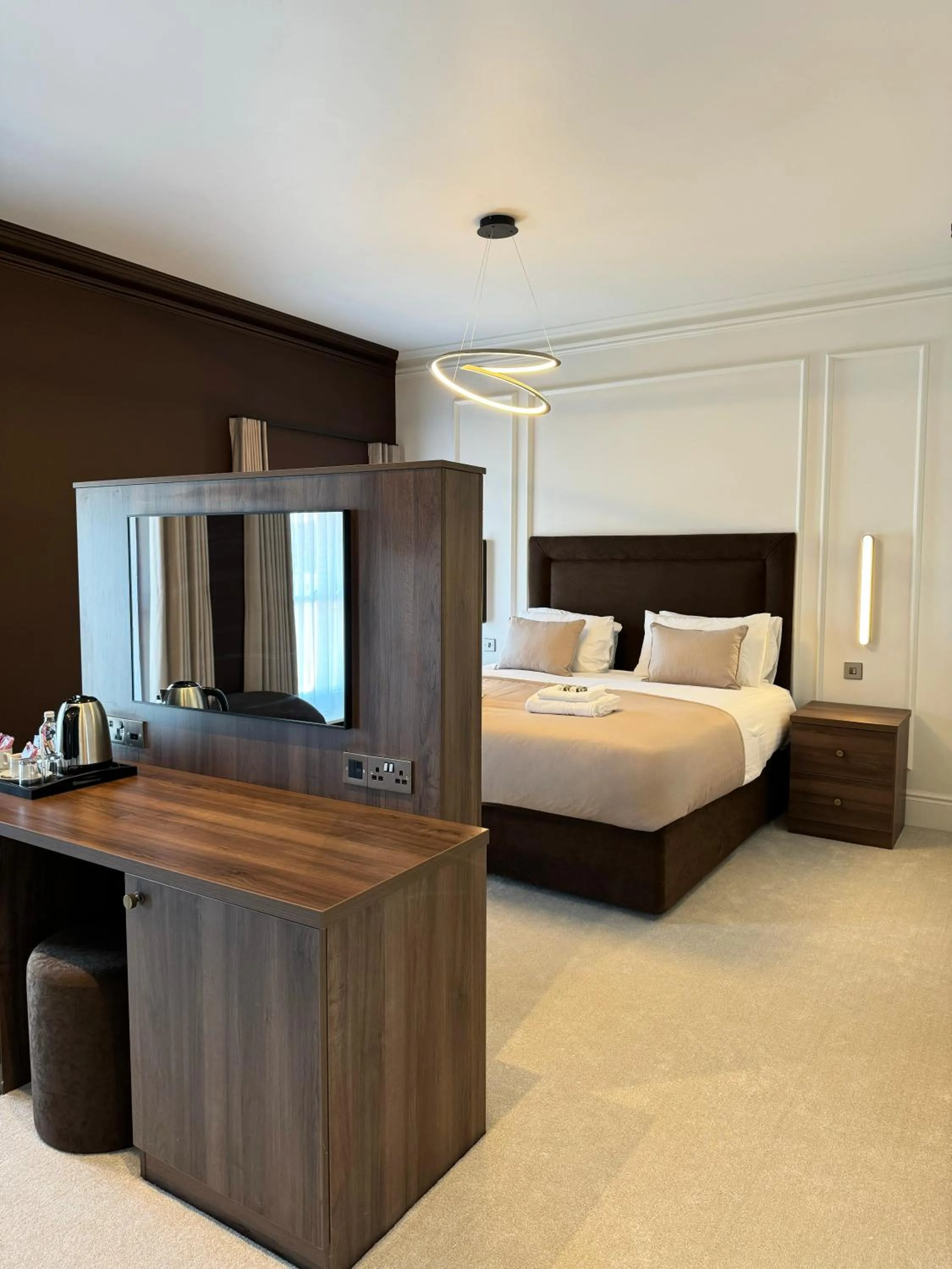 Bed in The Cae Mor Hotel