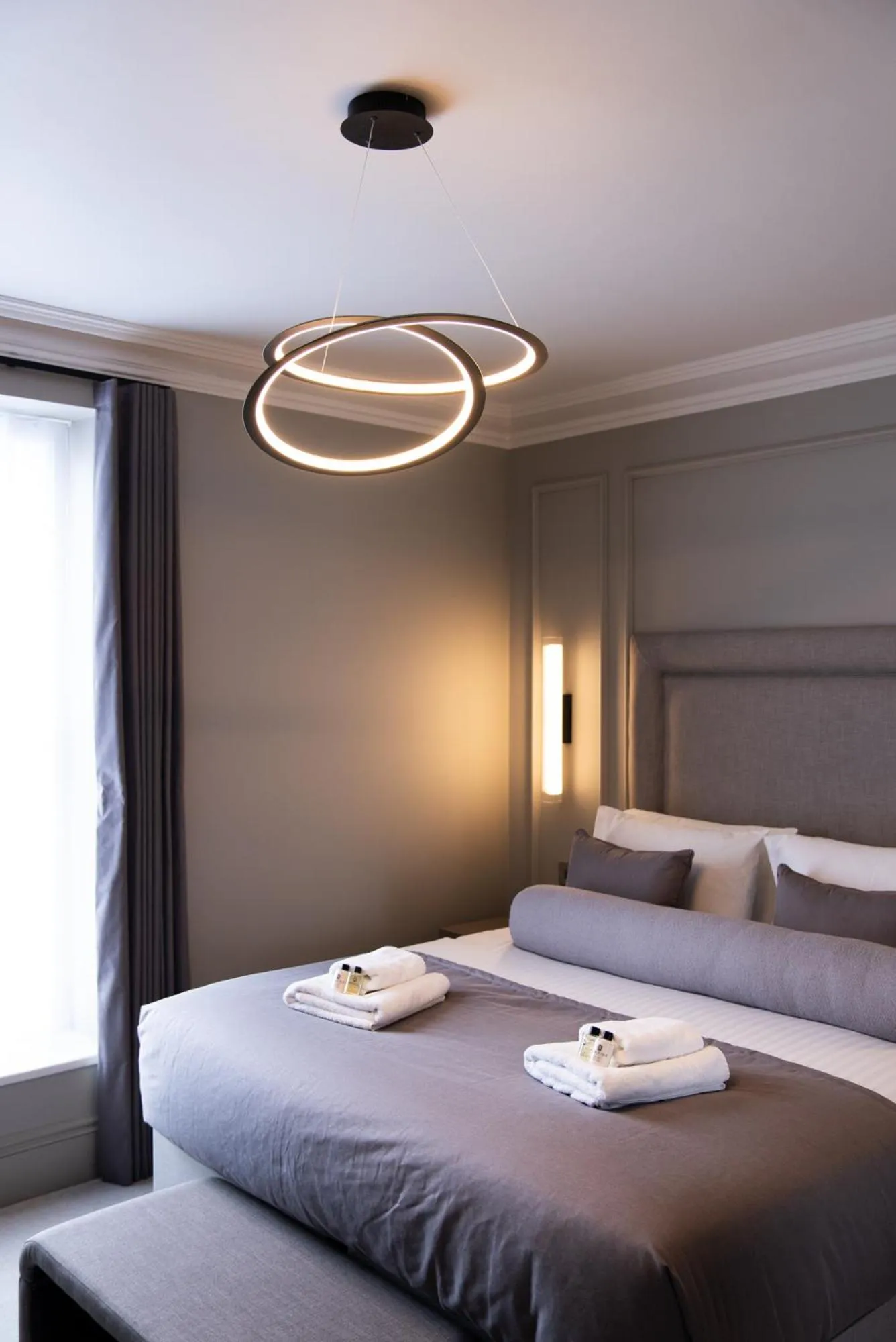 Bed in The Cae Mor Hotel