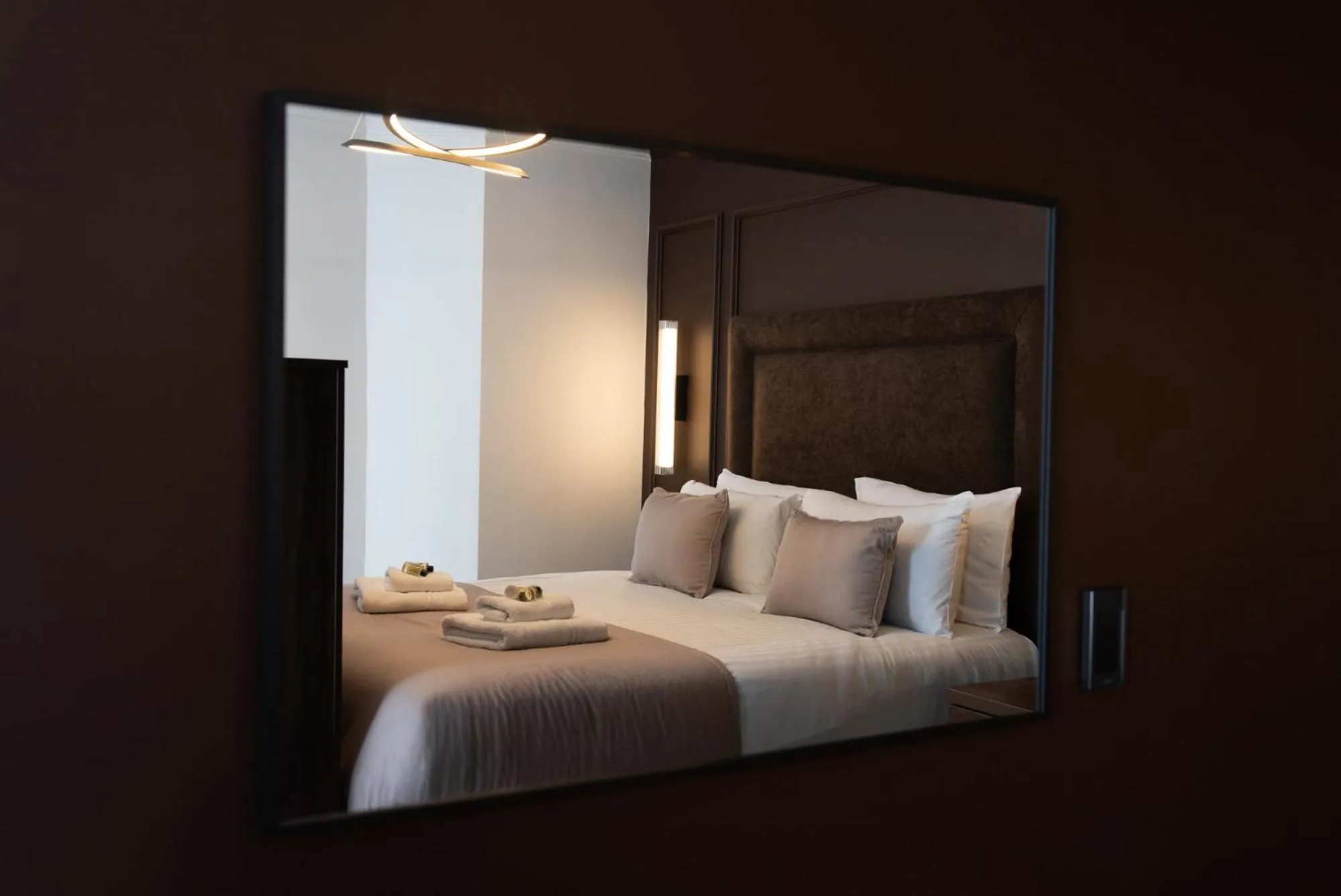 Bed in The Cae Mor Hotel