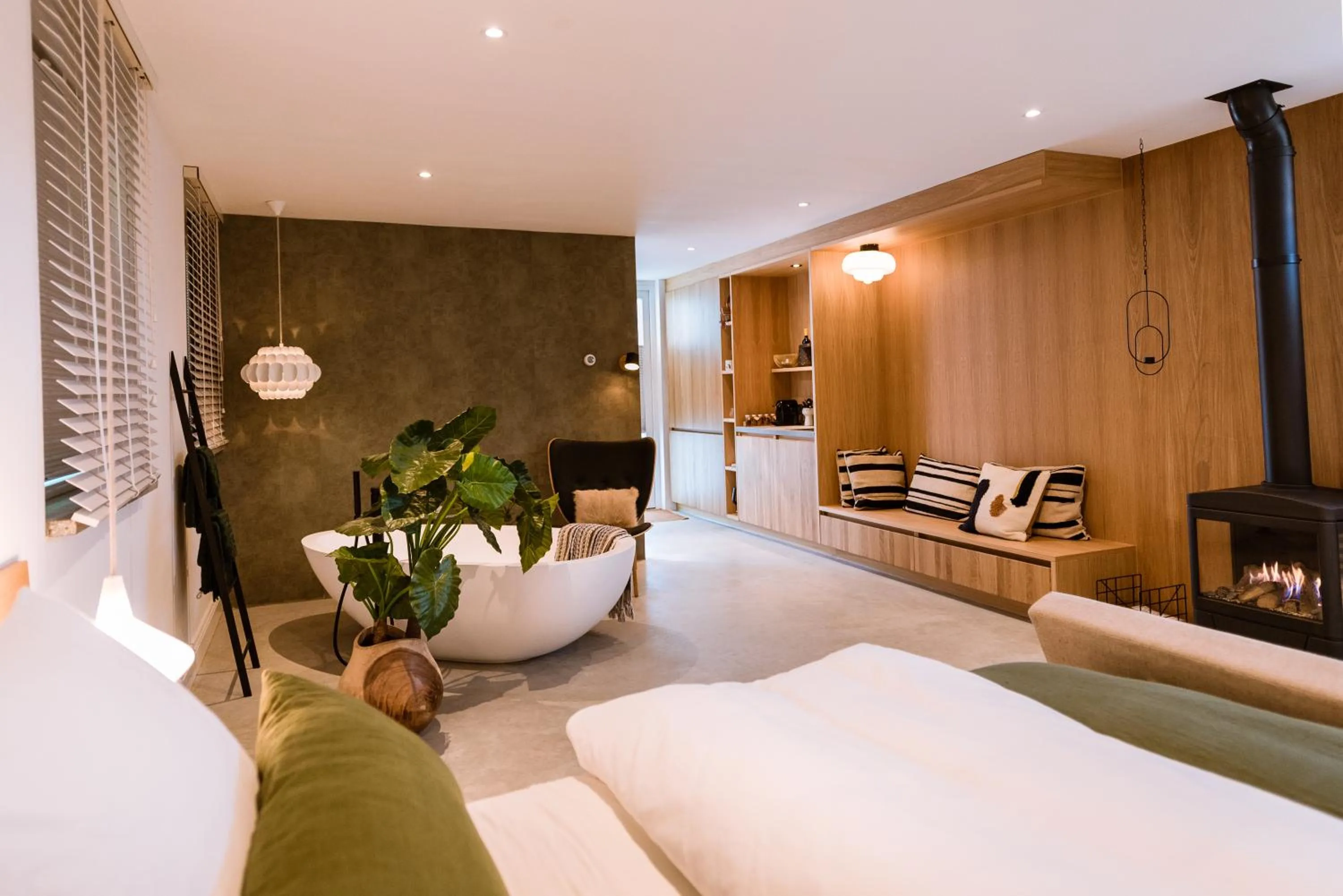 Living room, Bed in LoftNes