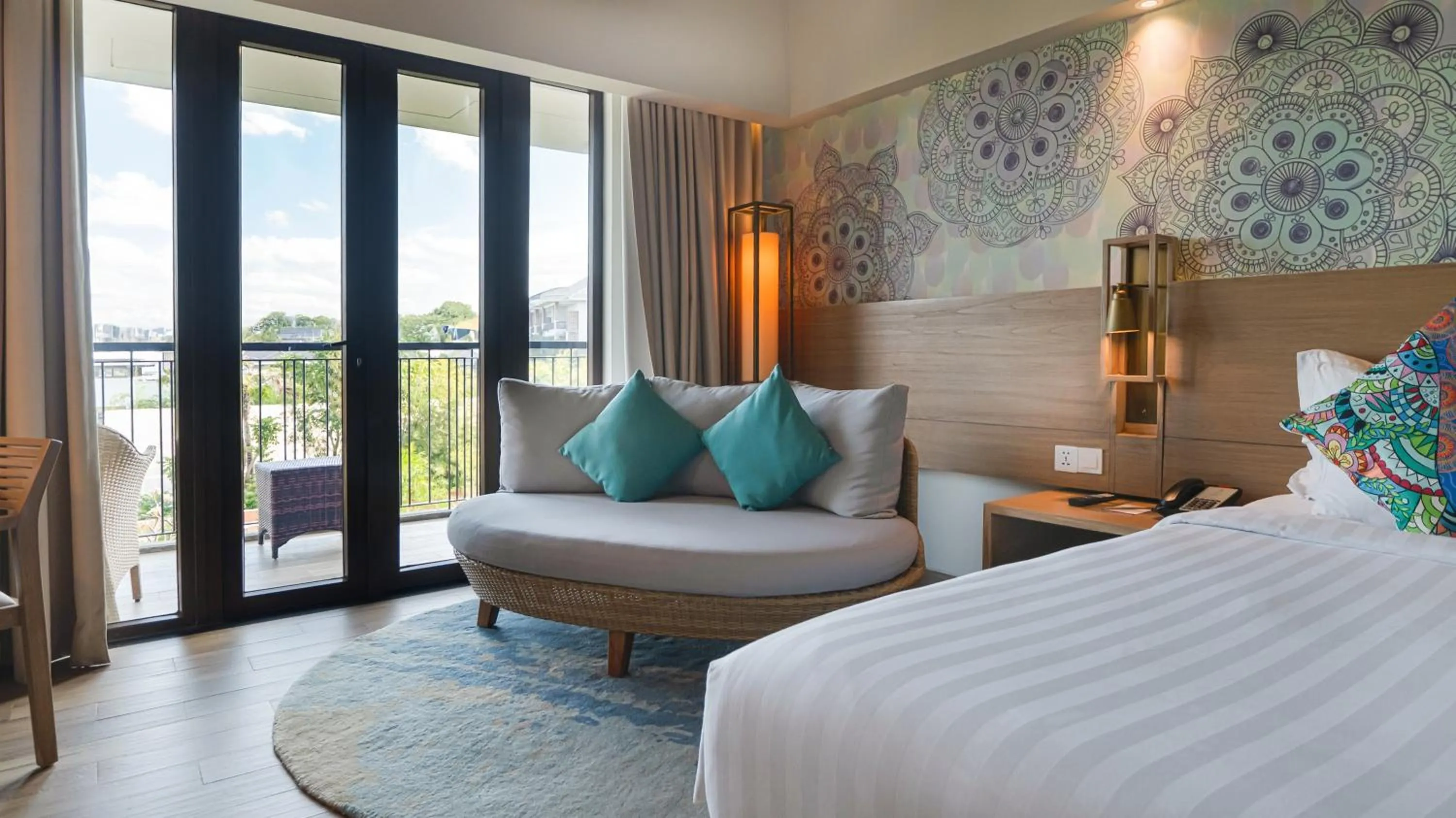 Bed in Eastin Ashta Resort Canggu
