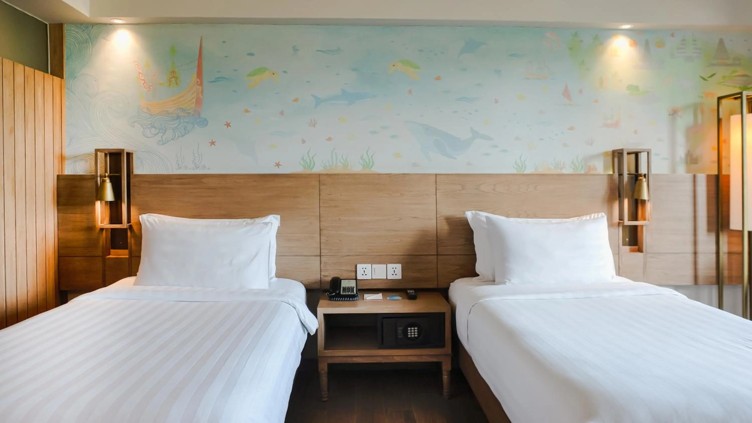 Bed in Eastin Ashta Resort Canggu