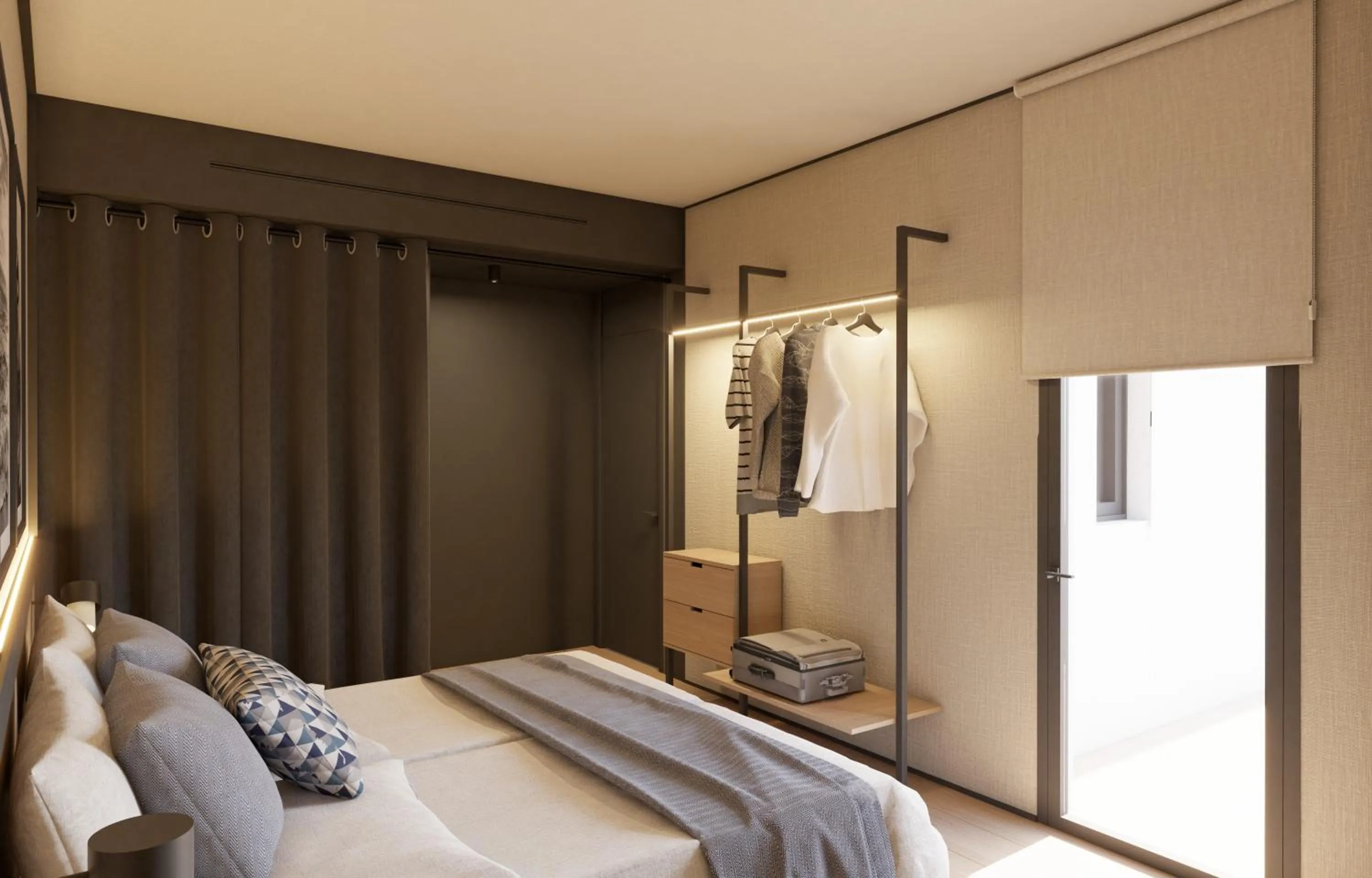 Bed in Hotel Lis Mallorca