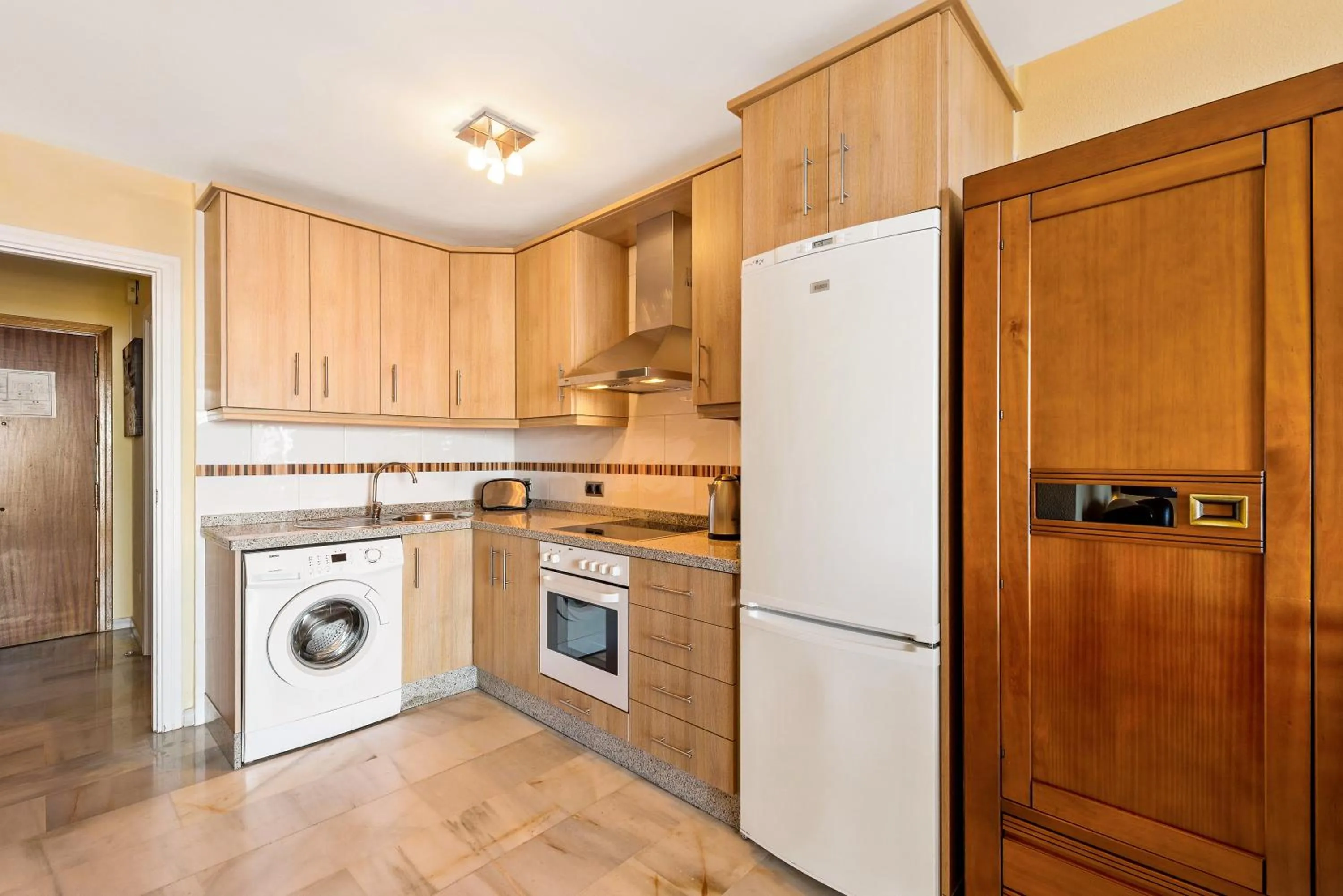 Kitchen or kitchenette in Macdonald La Ermita Resort