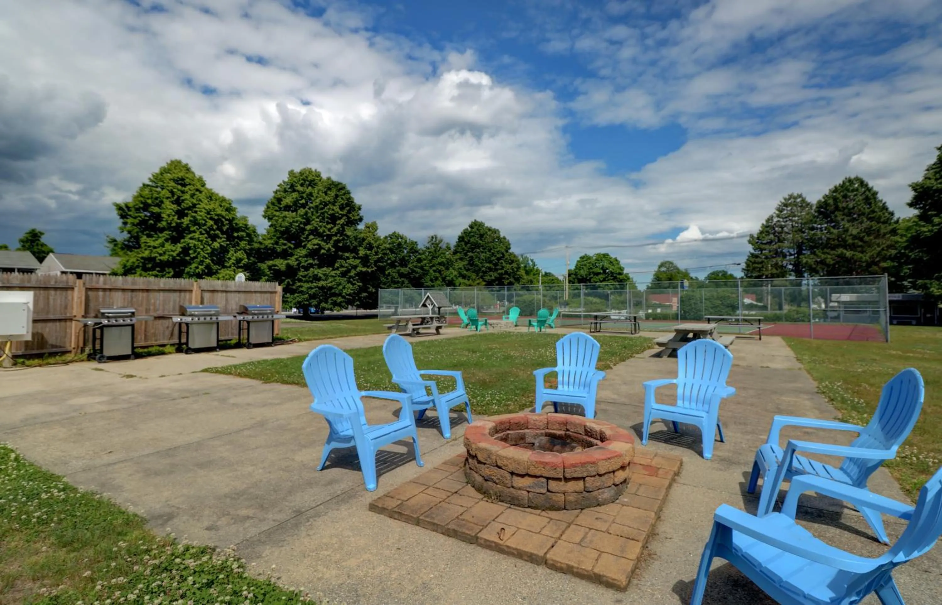 fireplace in Majestic Regency Resort