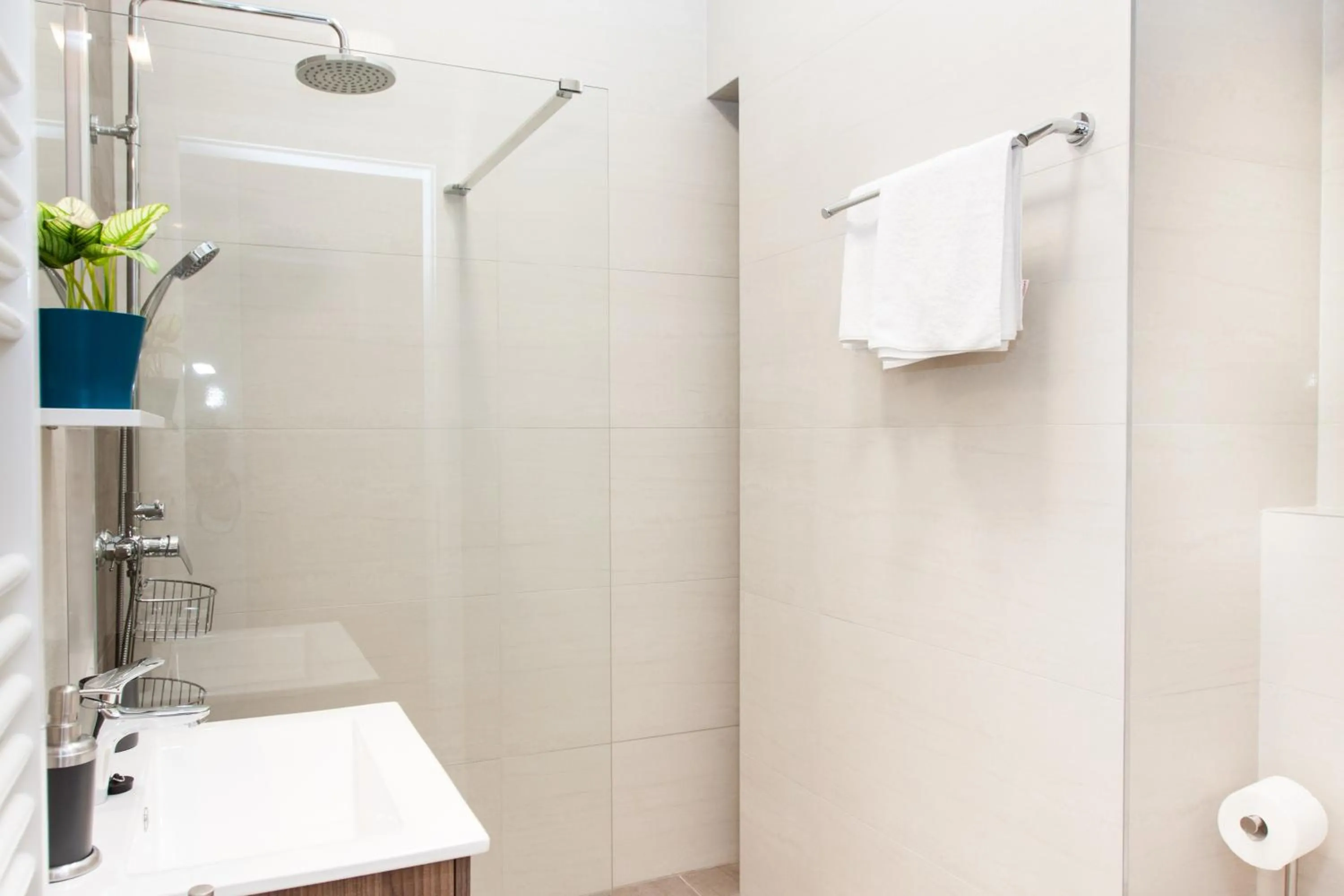 Bathroom in Luxury Main Square Apartments