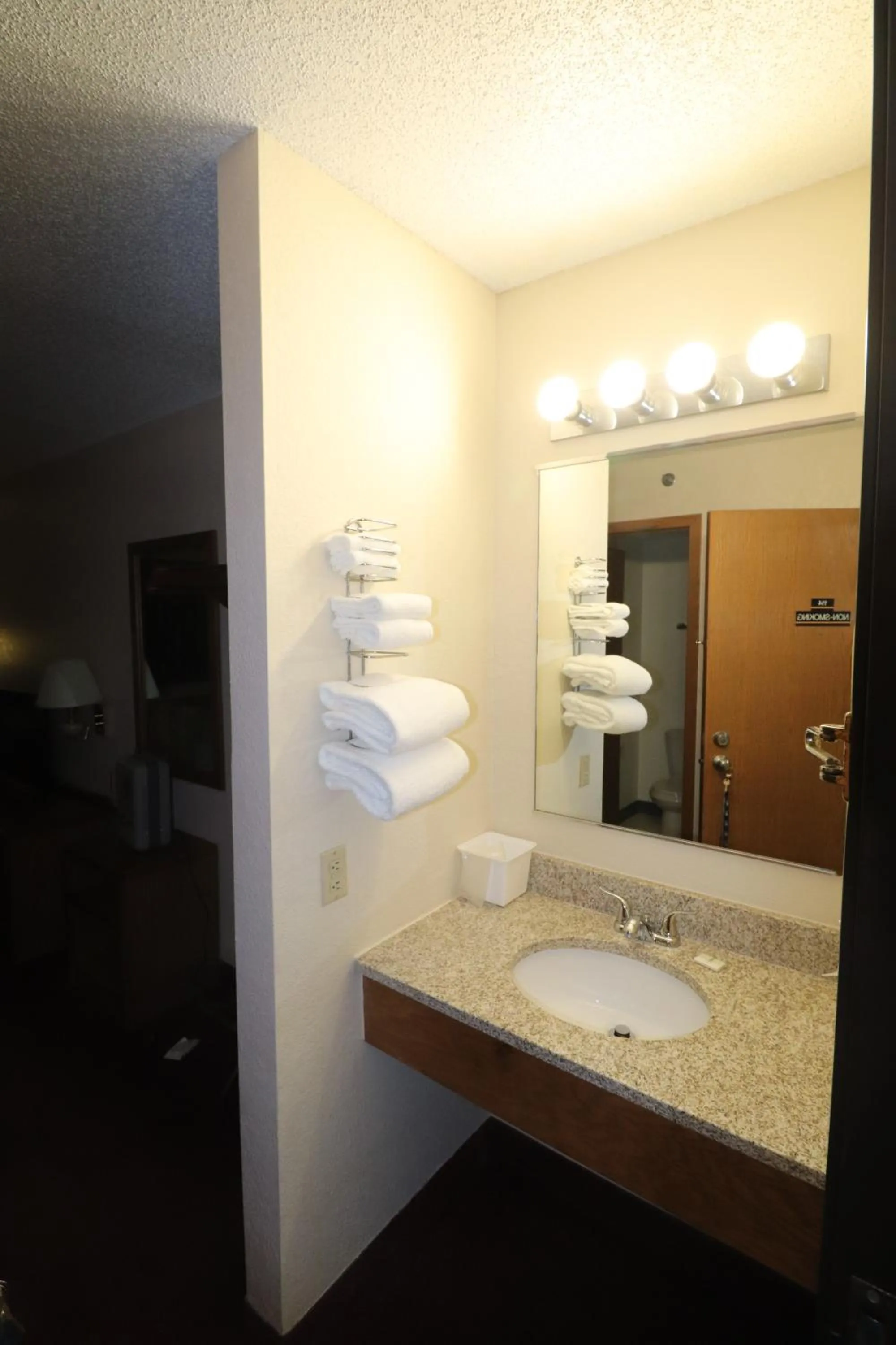Bathroom in Travelodge by Wyndham Redwood Falls