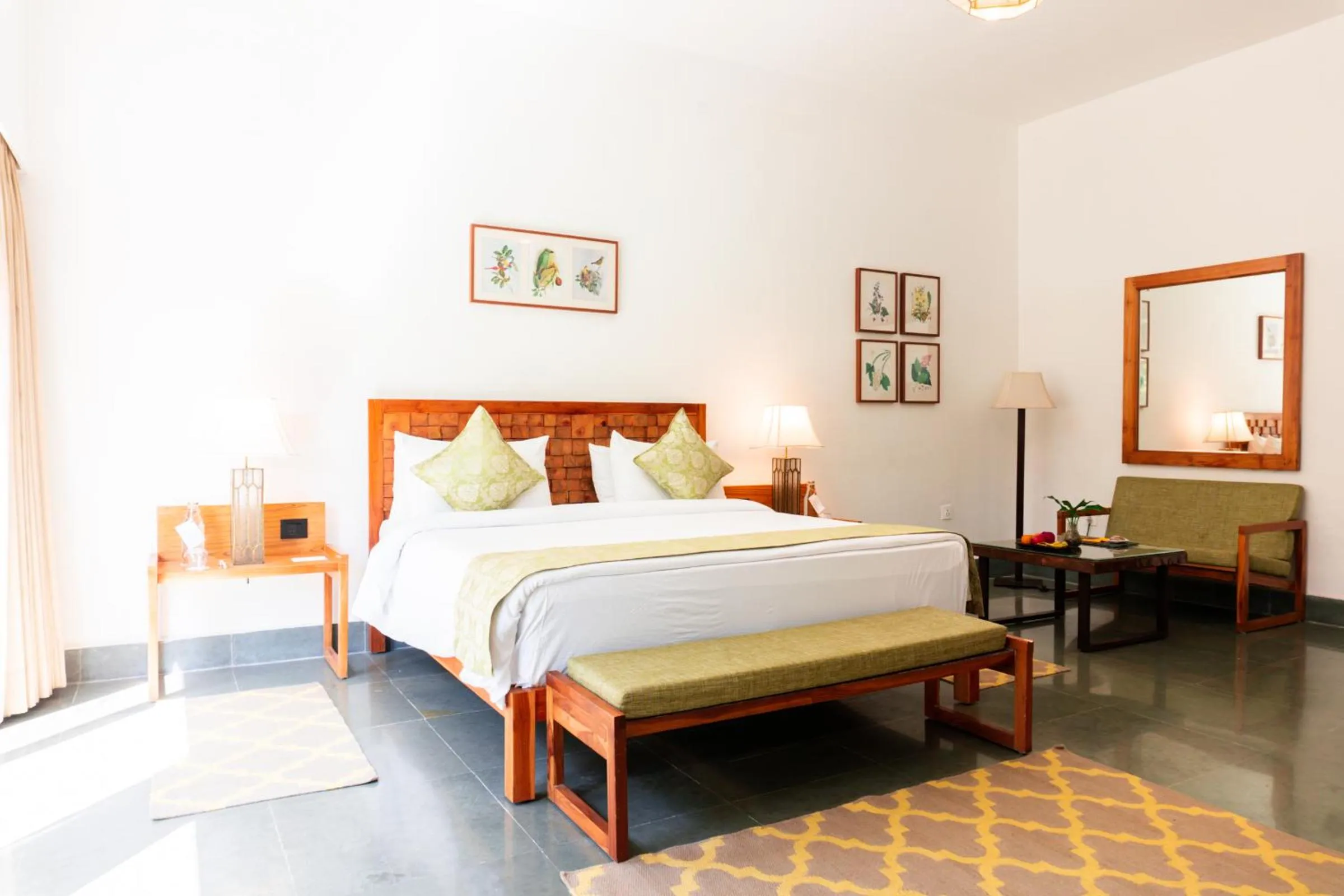 Bed in Saraca Resort & Spa Corbett