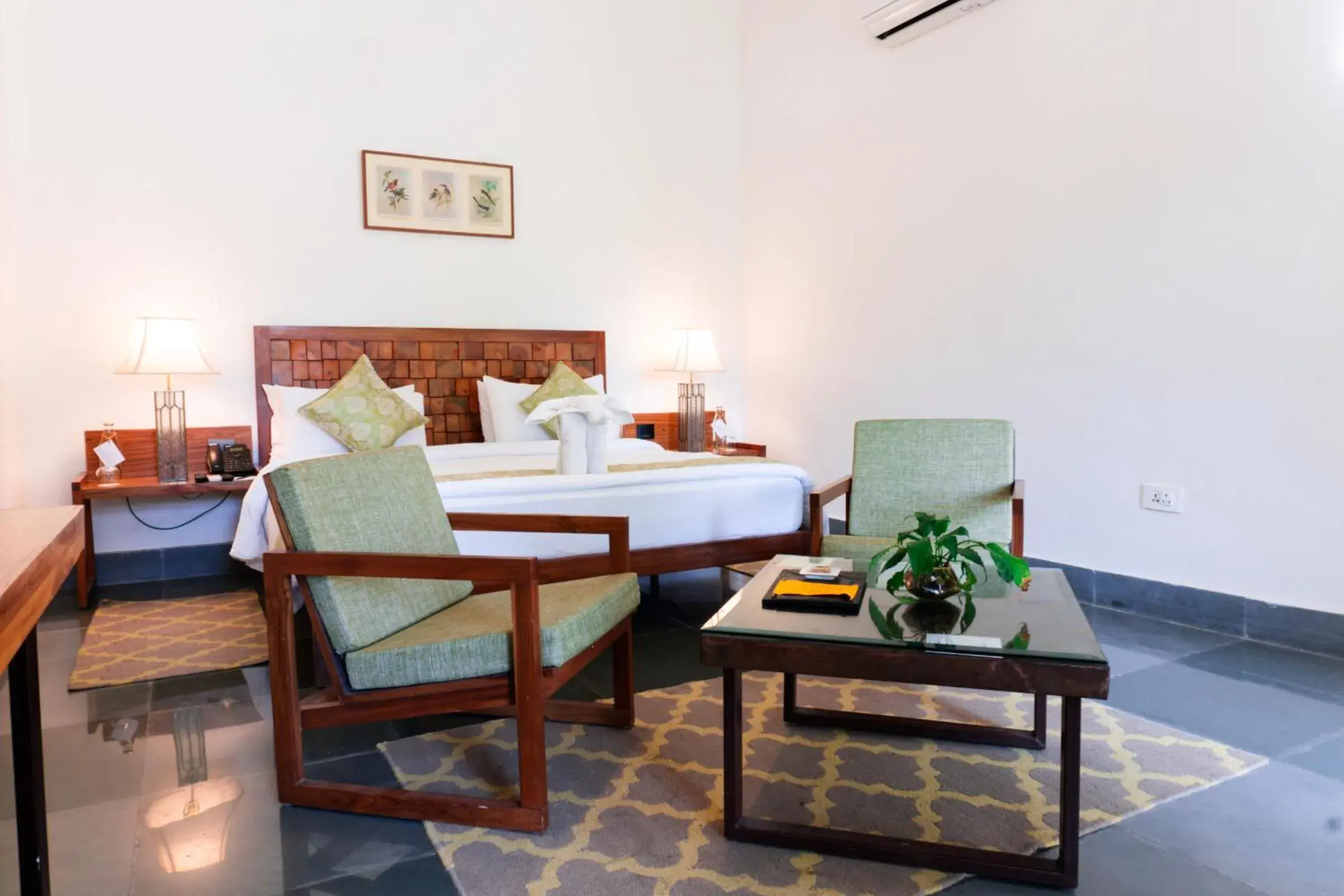 Standard Double or Twin Room with Balcony in Saraca Resort & Spa Corbett Standard Double or Twin Room with Balcony in Saraca Resort & Spa Corbett