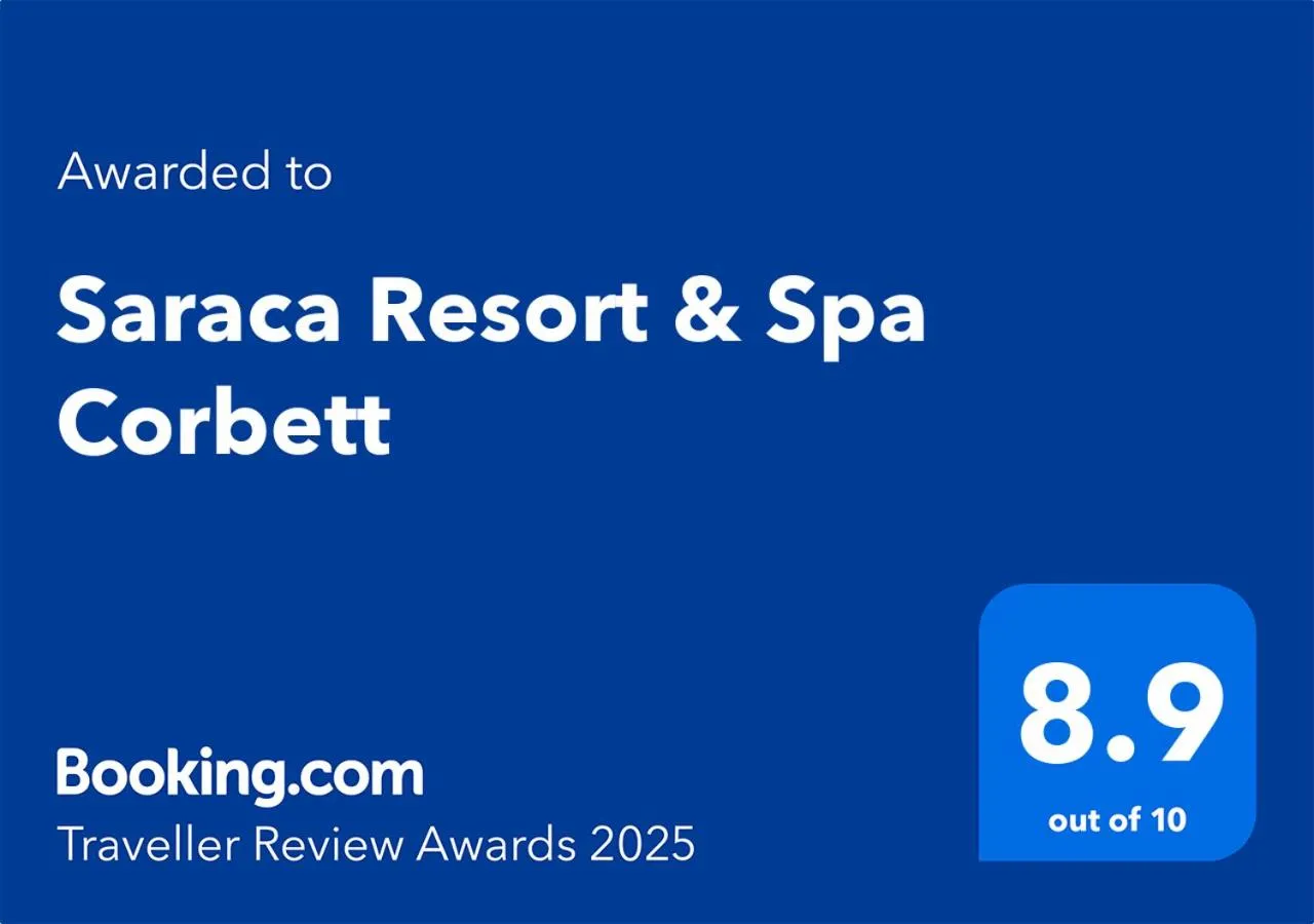 Certificate/Award in Saraca Resort & Spa Corbett