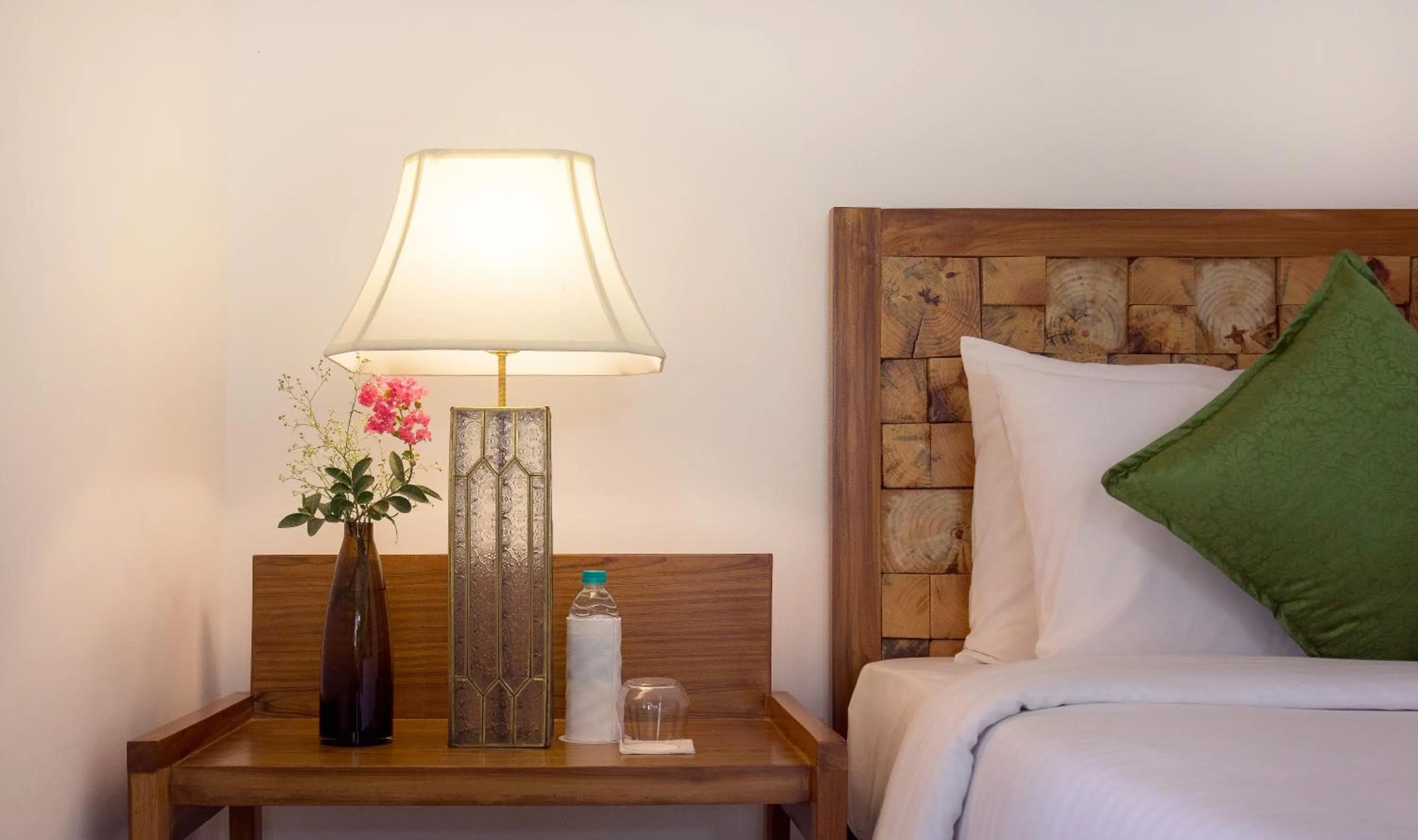 Decorative detail, Bed in Saraca Resort & Spa Corbett