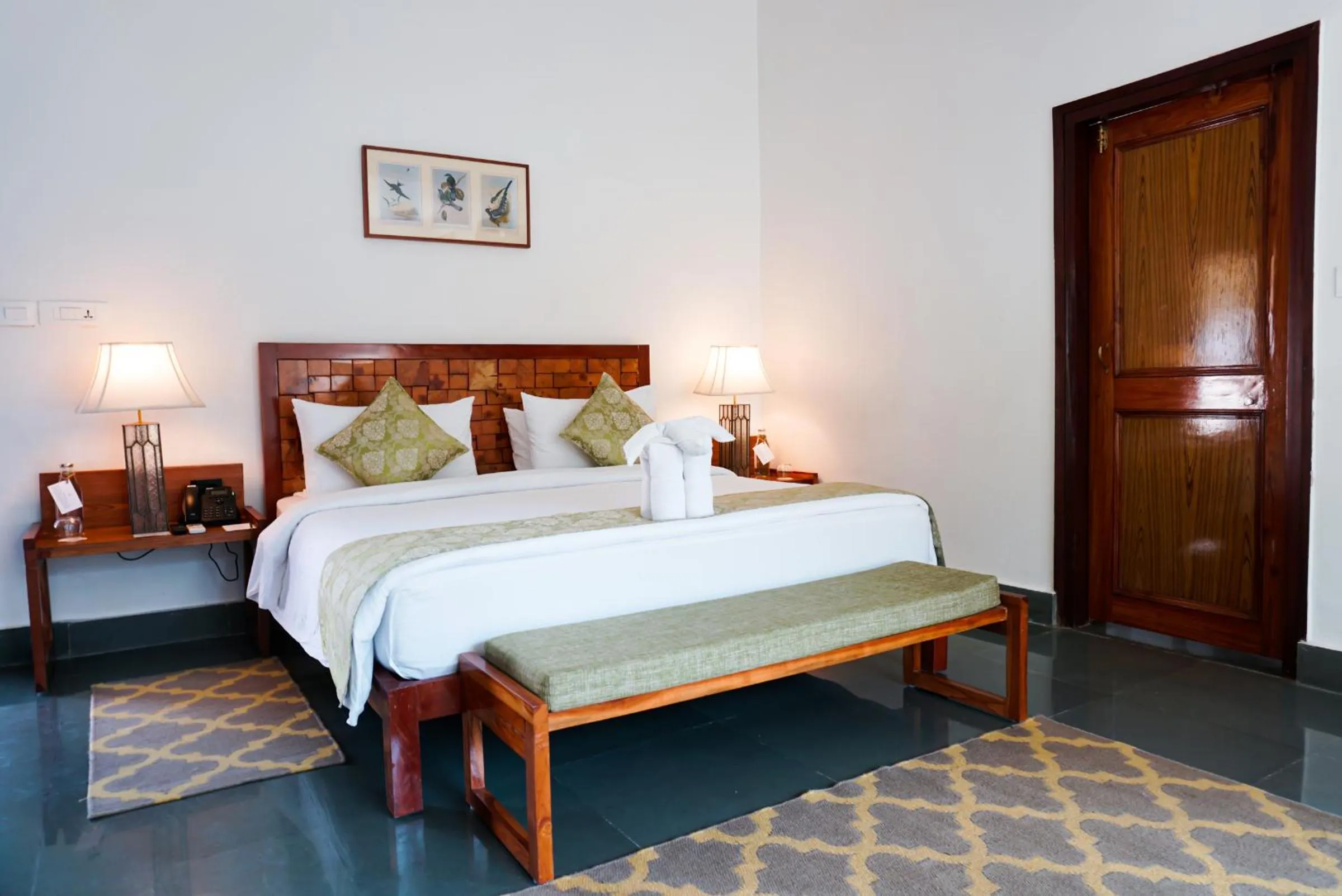 Bed in Saraca Resort & Spa Corbett