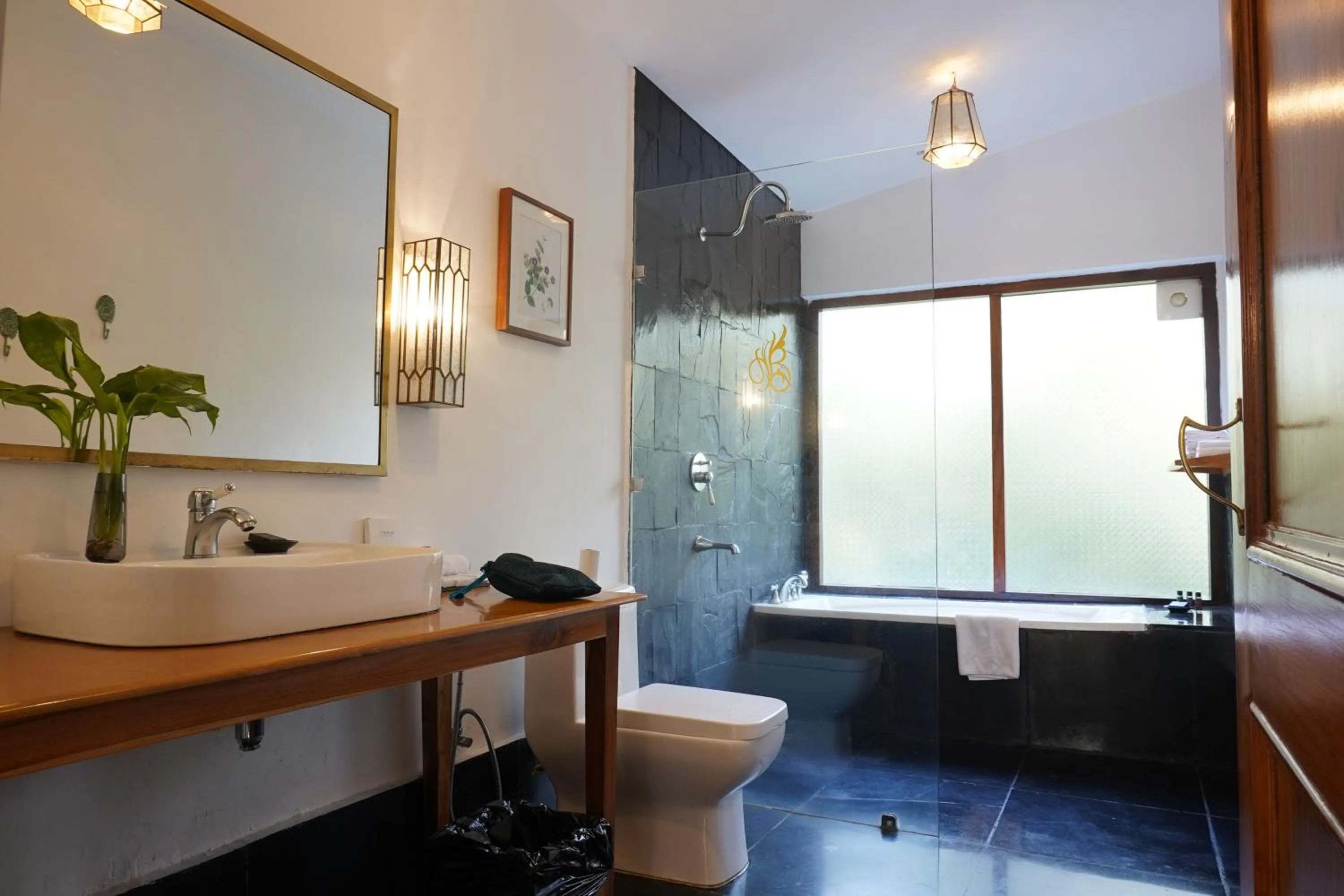 Bathroom in Saraca Resort & Spa Corbett