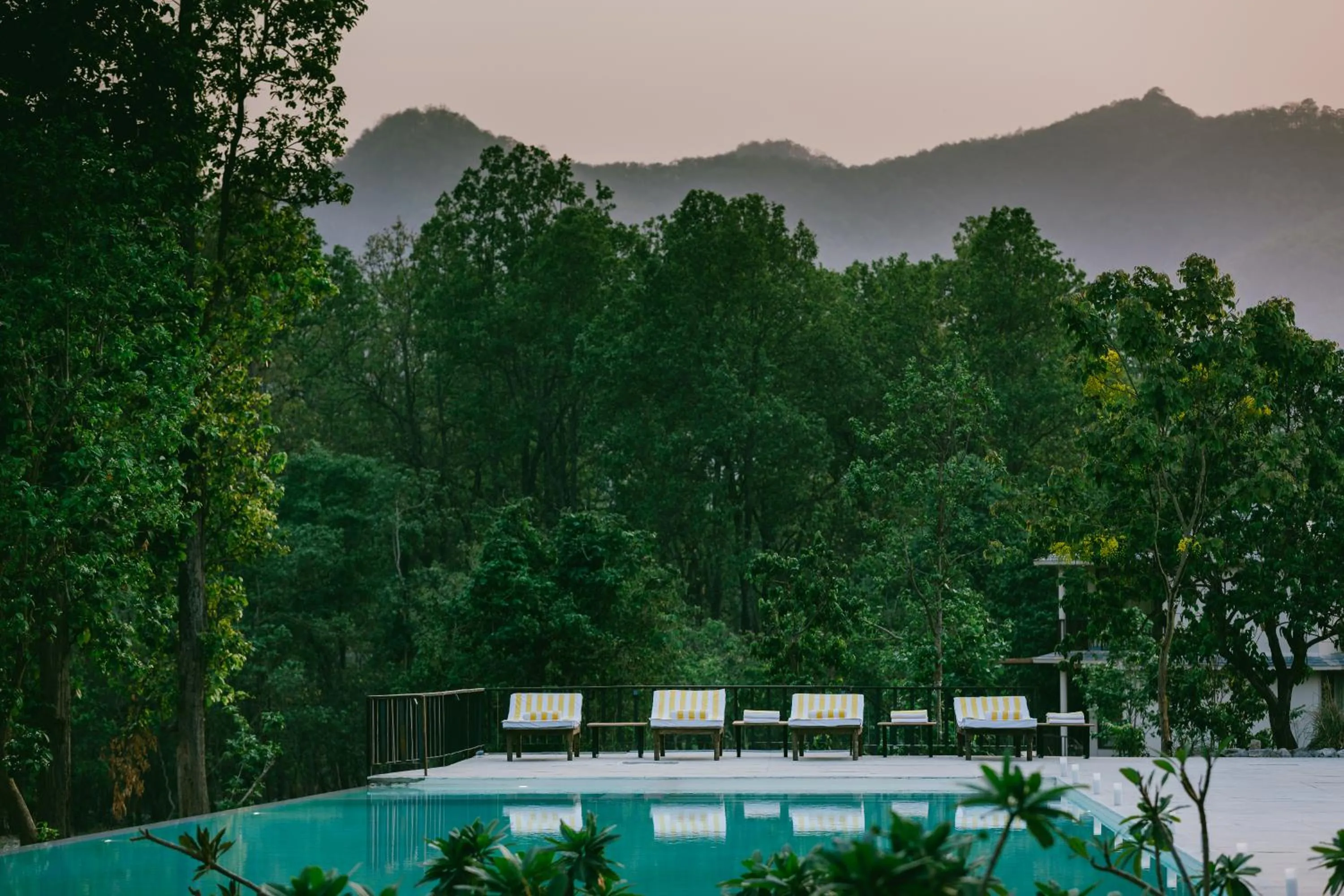 Mountain view in Saraca Resort & Spa Corbett