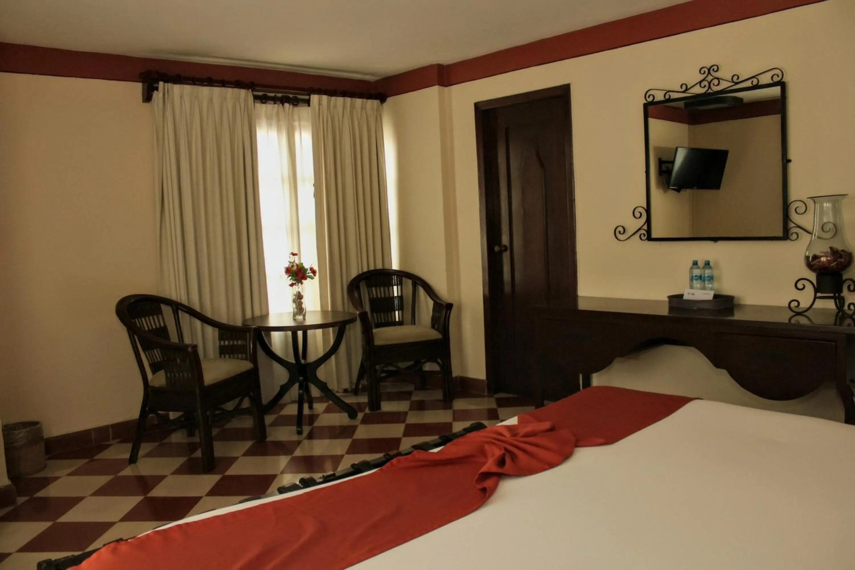 Bed in Casa del Balam Merida