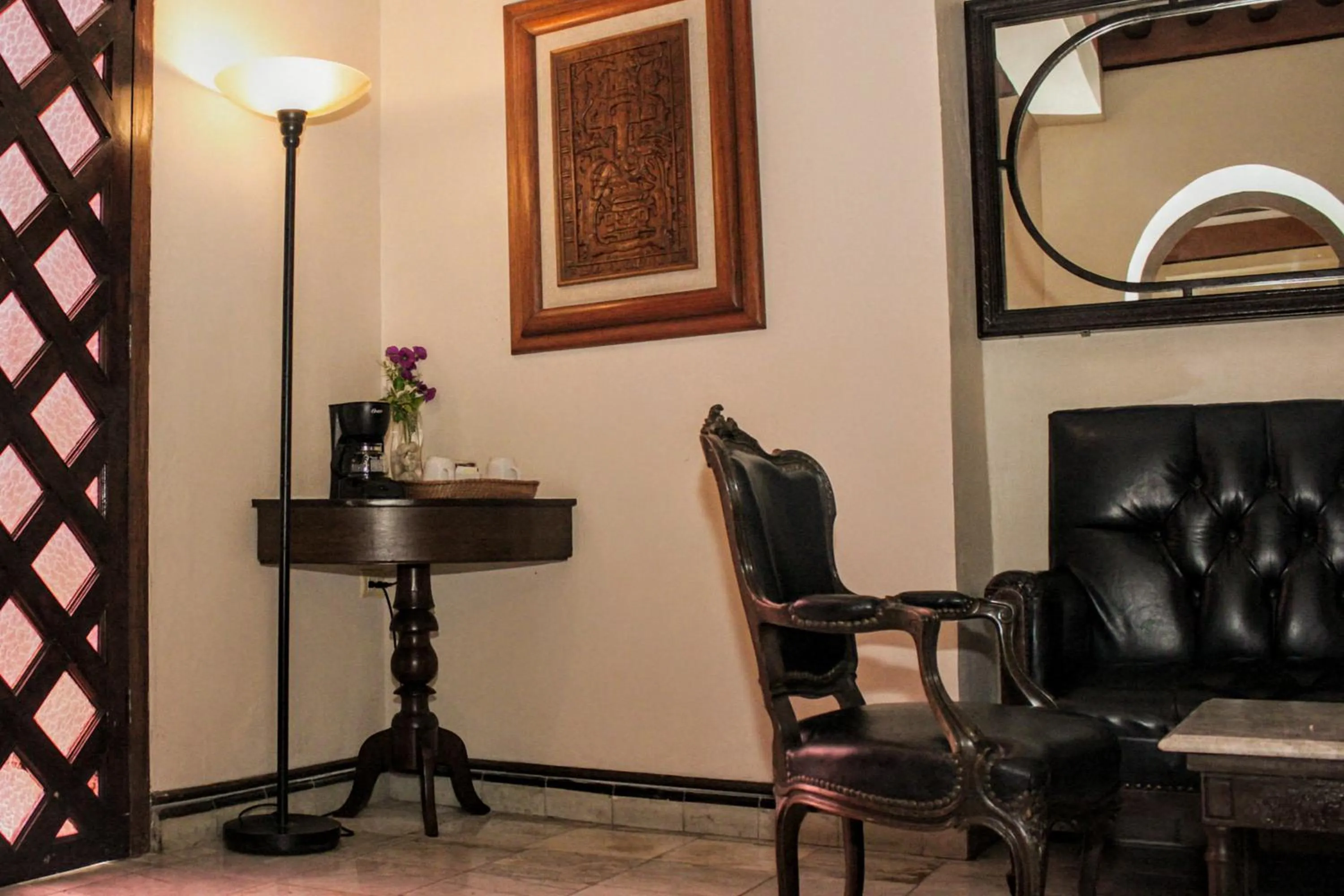 Bed in Casa del Balam Merida