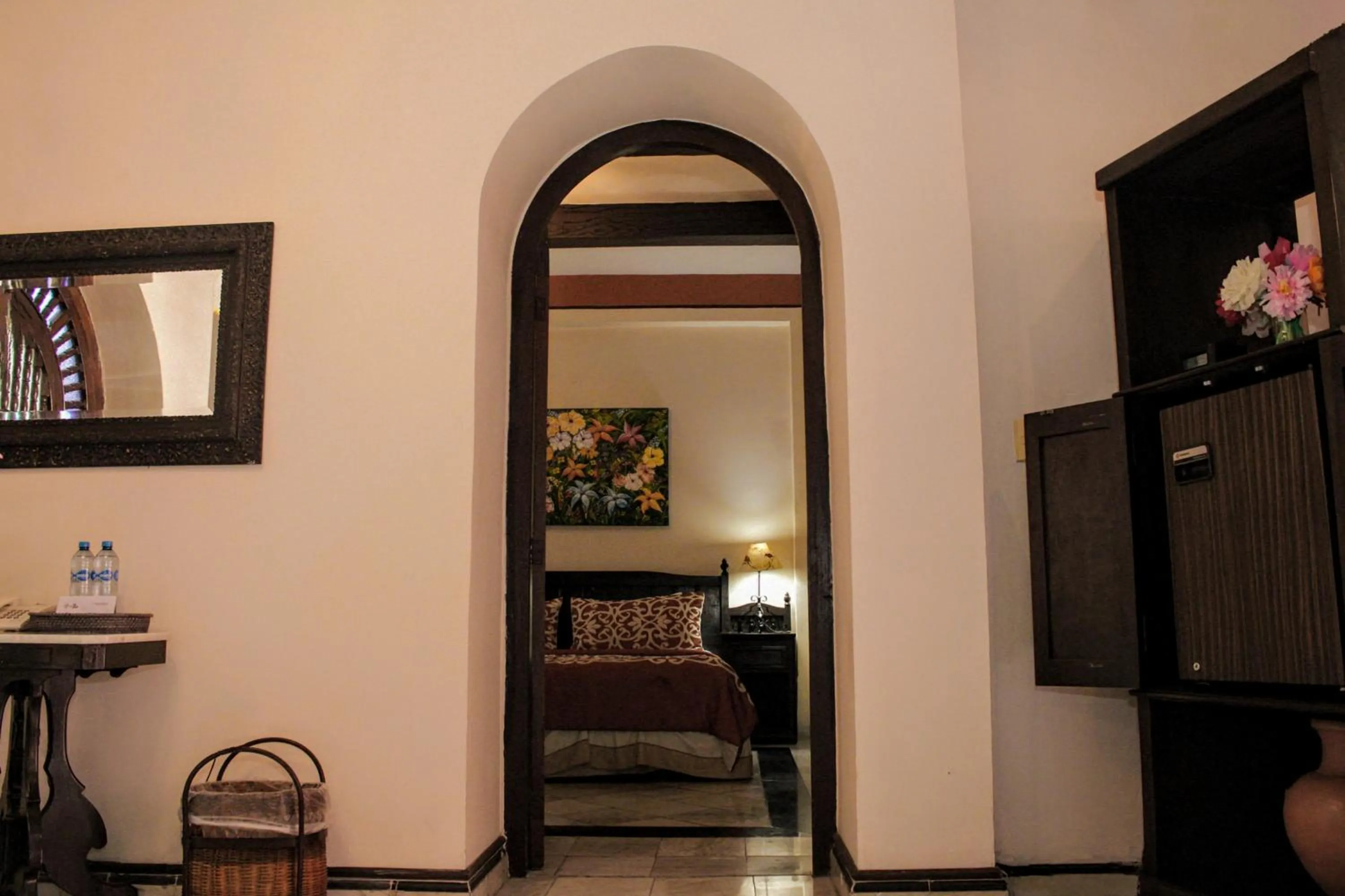 Bed in Casa del Balam Merida