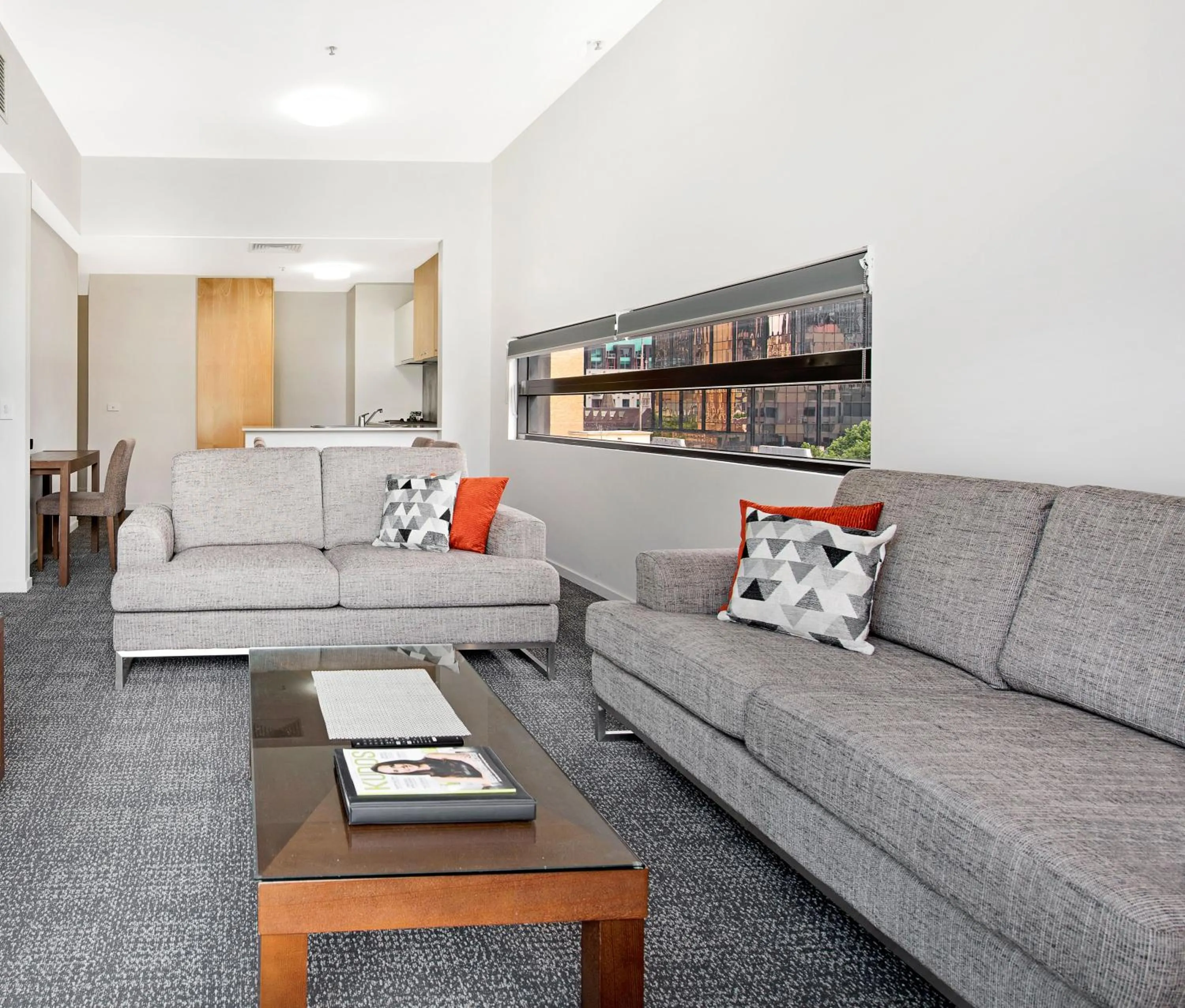 Living room in Melbourne CBD Central Apartment Hotel Official