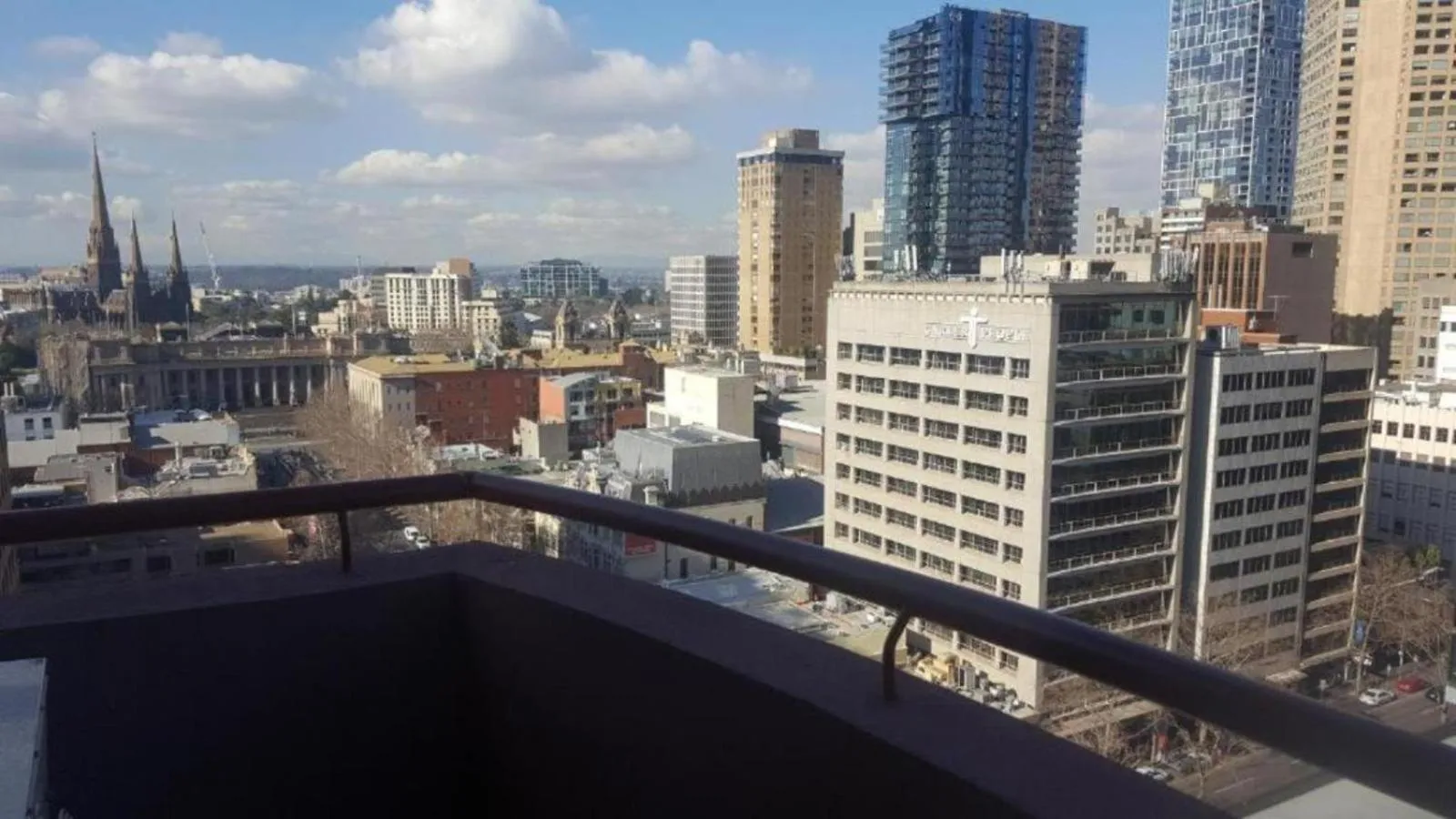 Balcony/Terrace in Melbourne CBD Central Apartment Hotel Official
