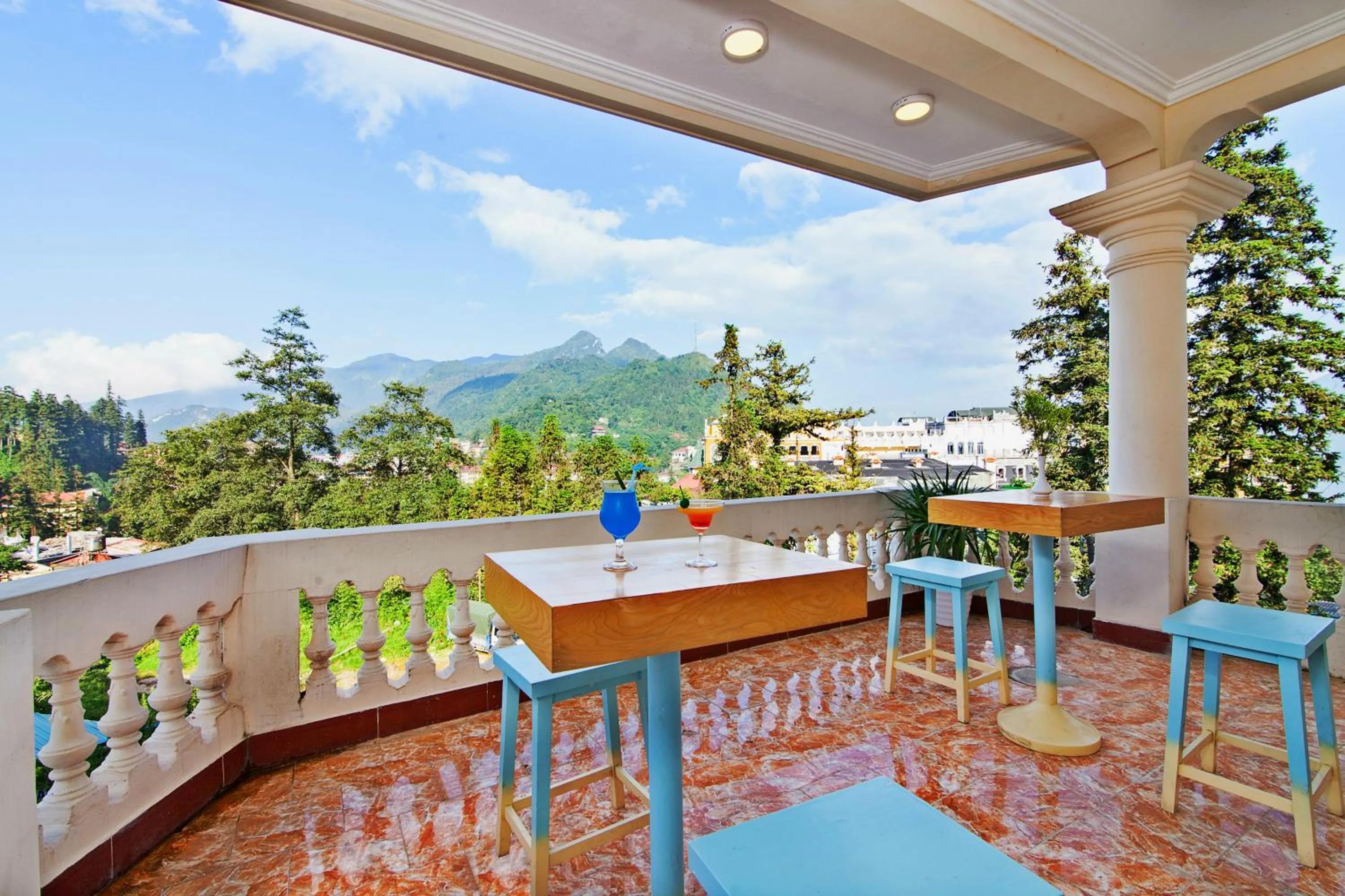 Patio in Lacasa Sapa Hotel