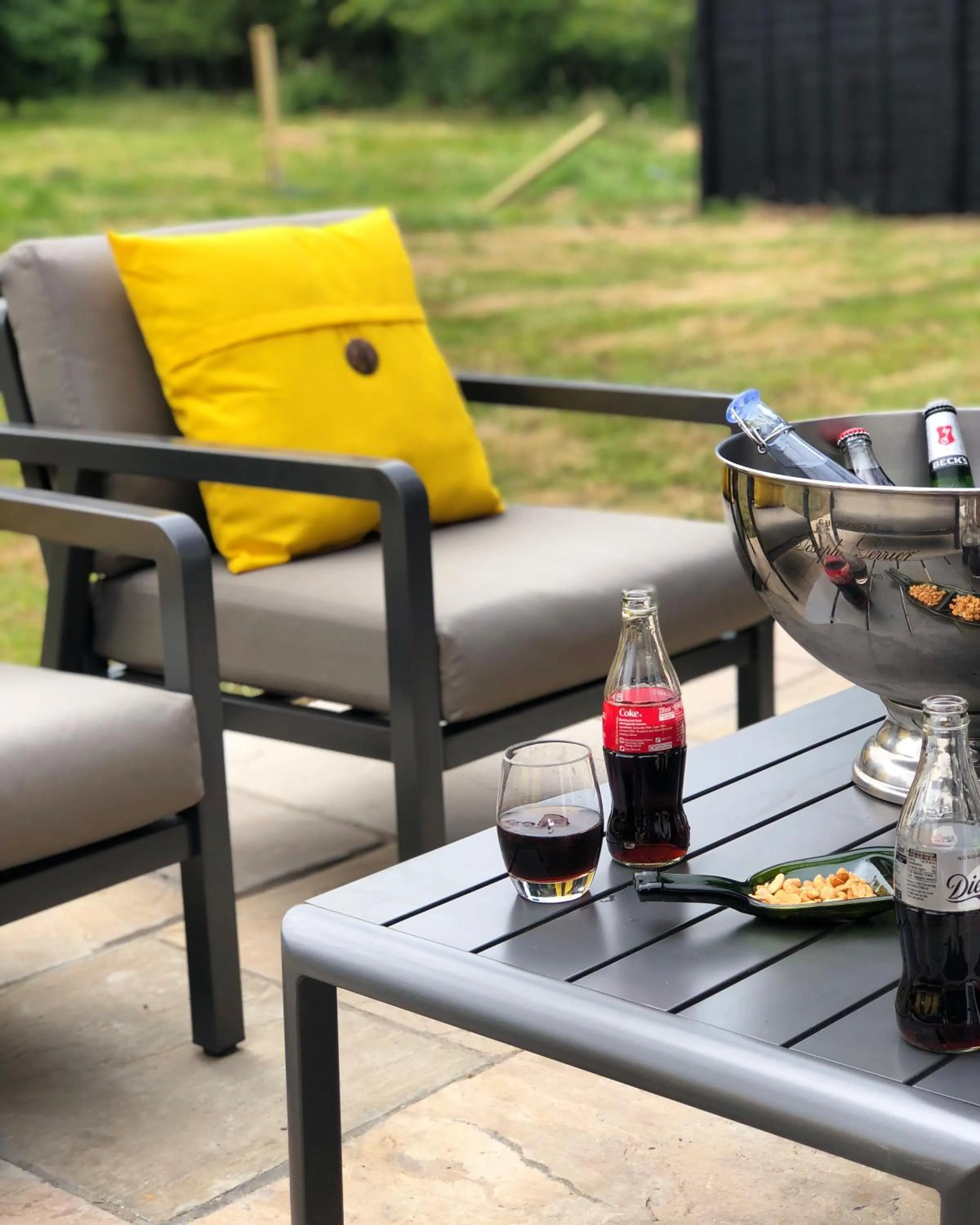 Patio in The Cottages at Crouchers Orchards