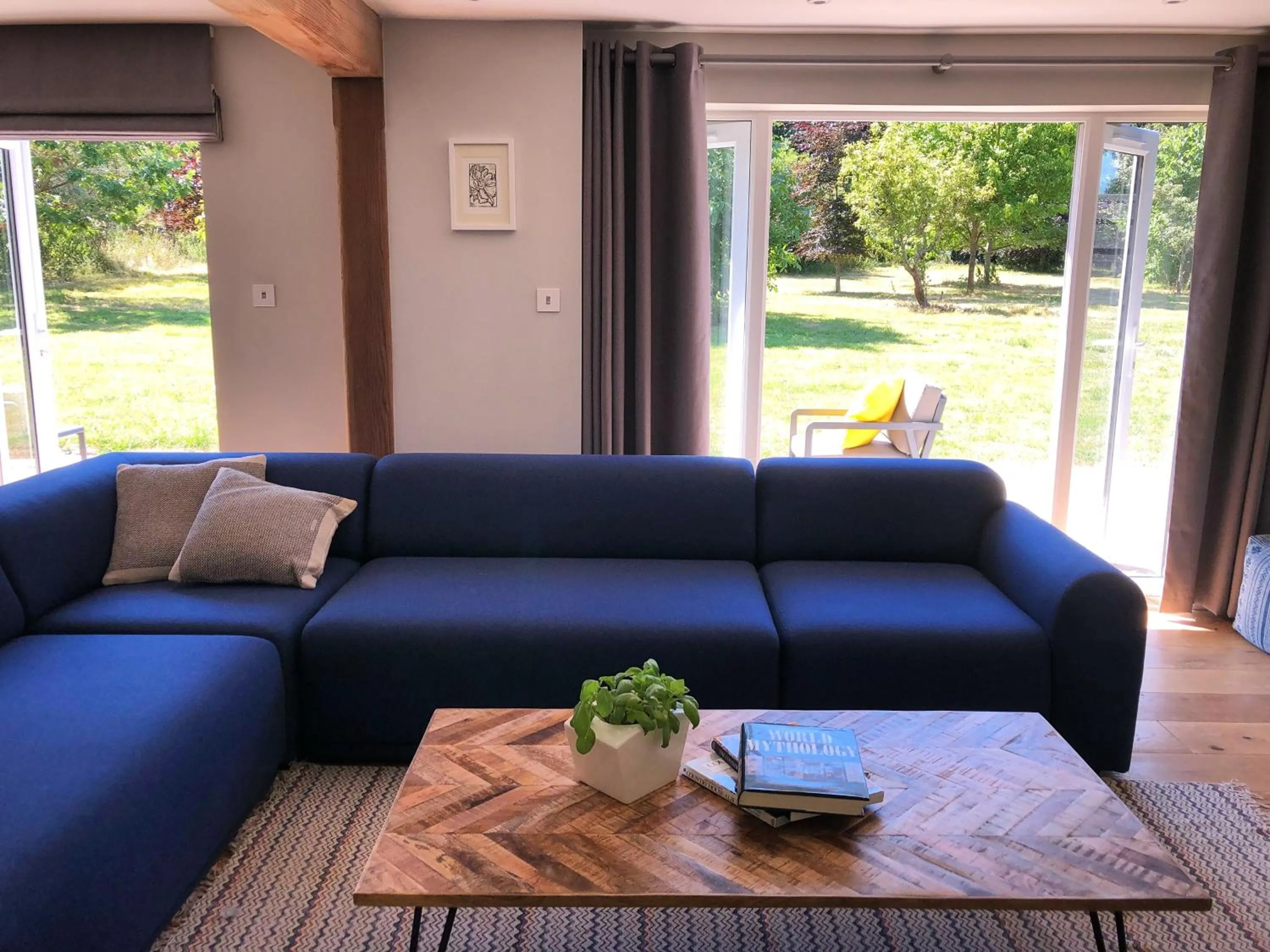 Living room in The Cottages at Crouchers Orchards