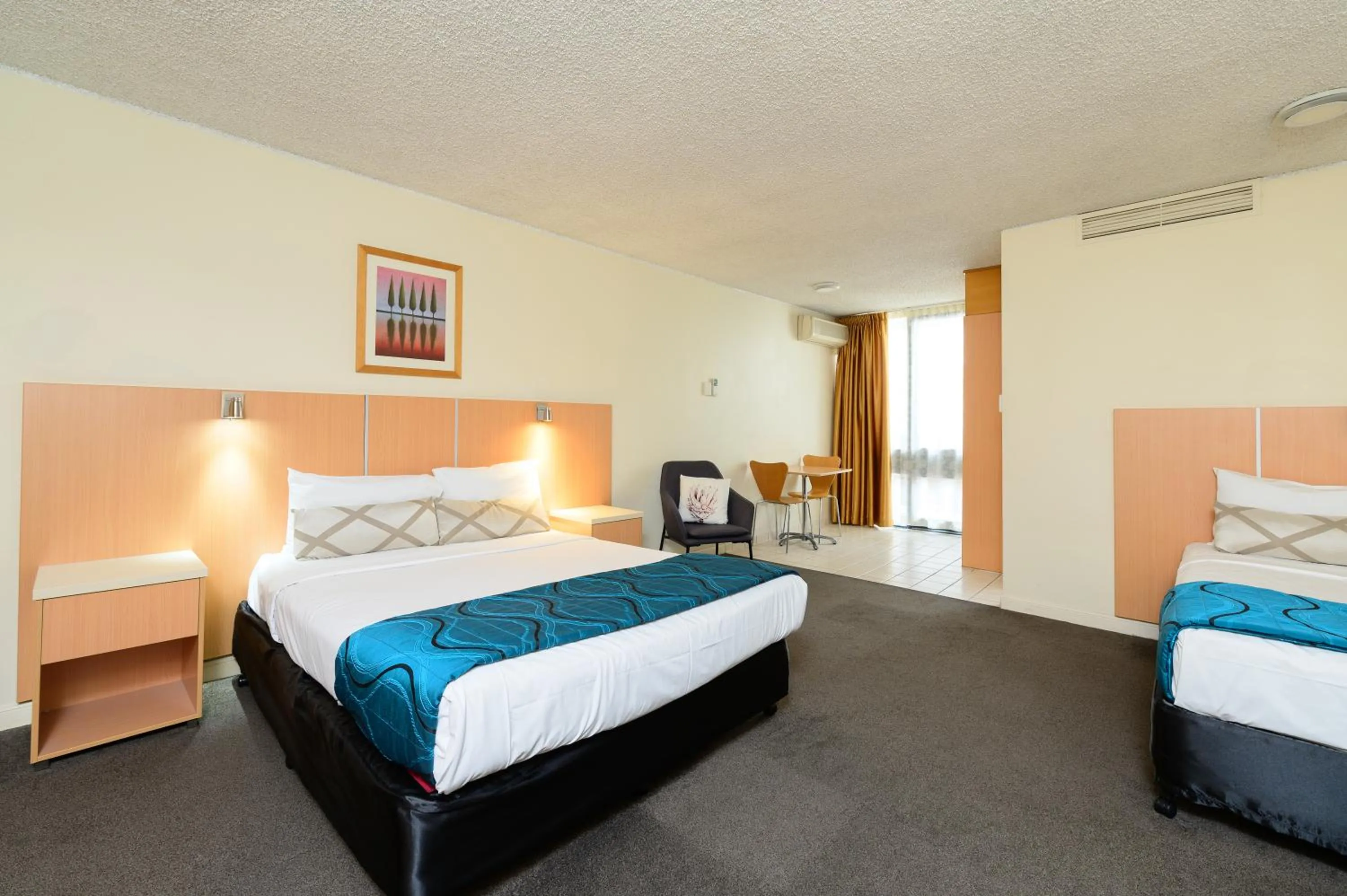 Bed in Airolodge International