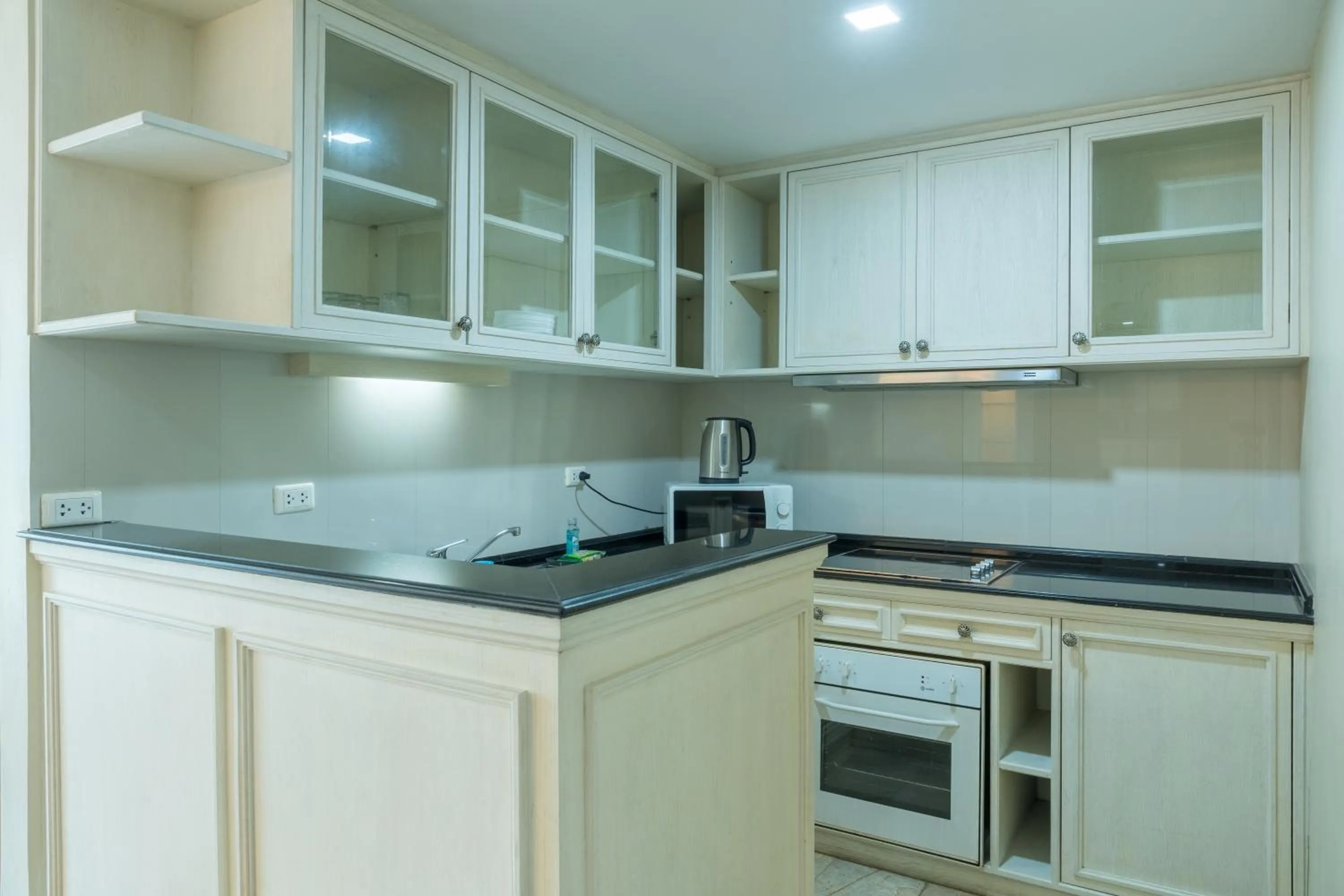 kitchen in Sabai Sathorn Service Apartment